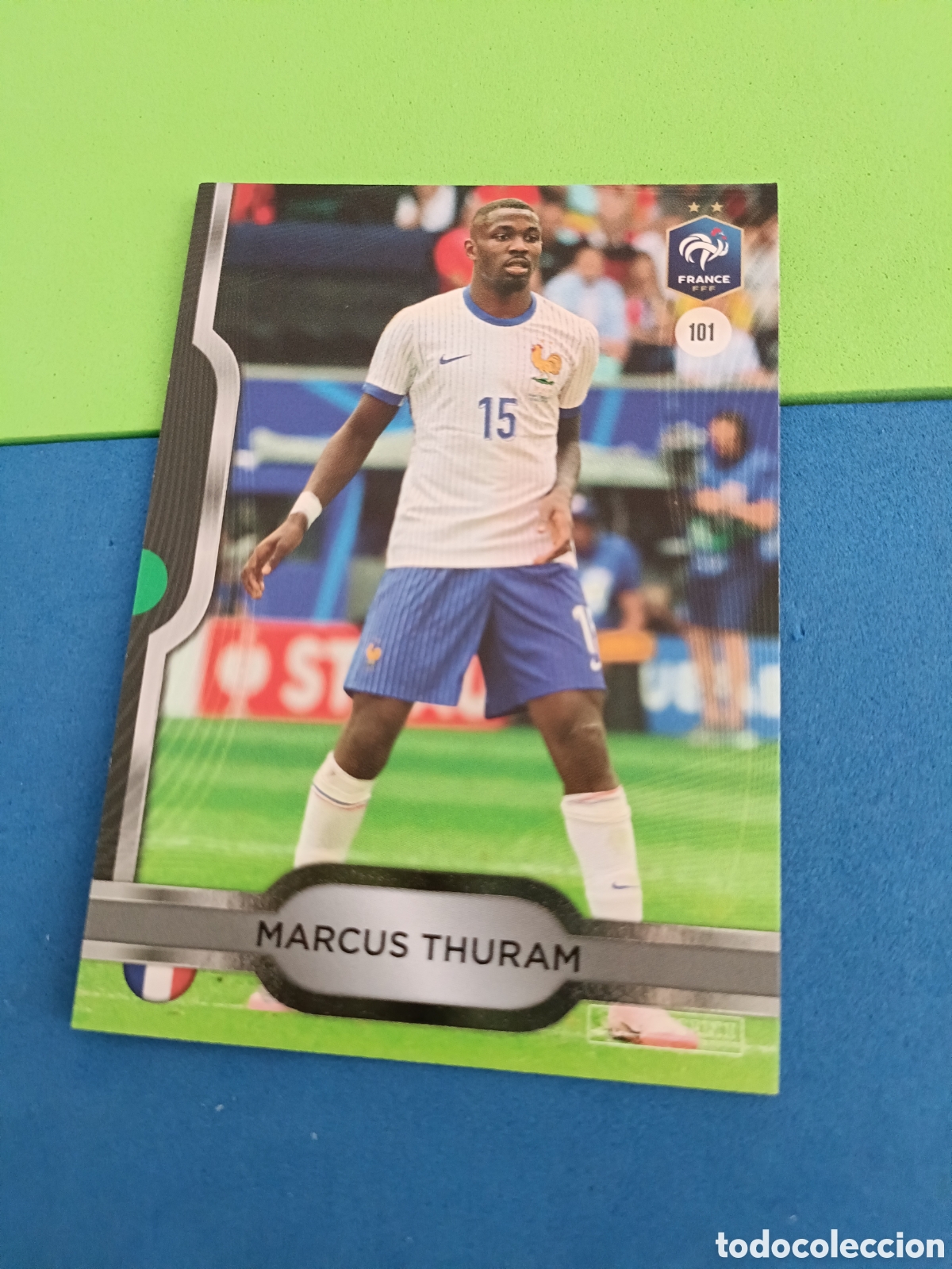 Cromos de f&uacute;tbol: PANINI FFF BLEU COLLECTIF 2025 - 101 Thuram