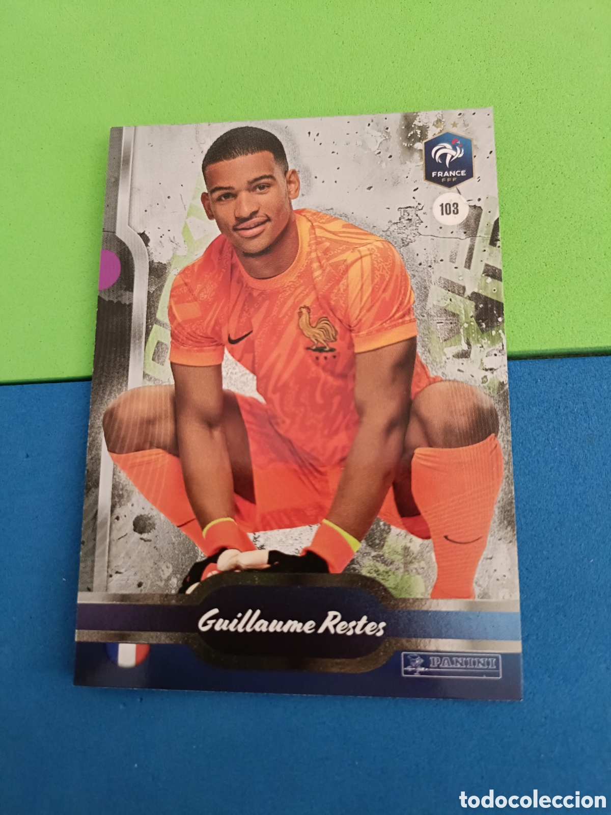 Cromos de f&uacute;tbol: PANINI FFF BLEU COLLECTIF 2025 brillante - 103 Restes