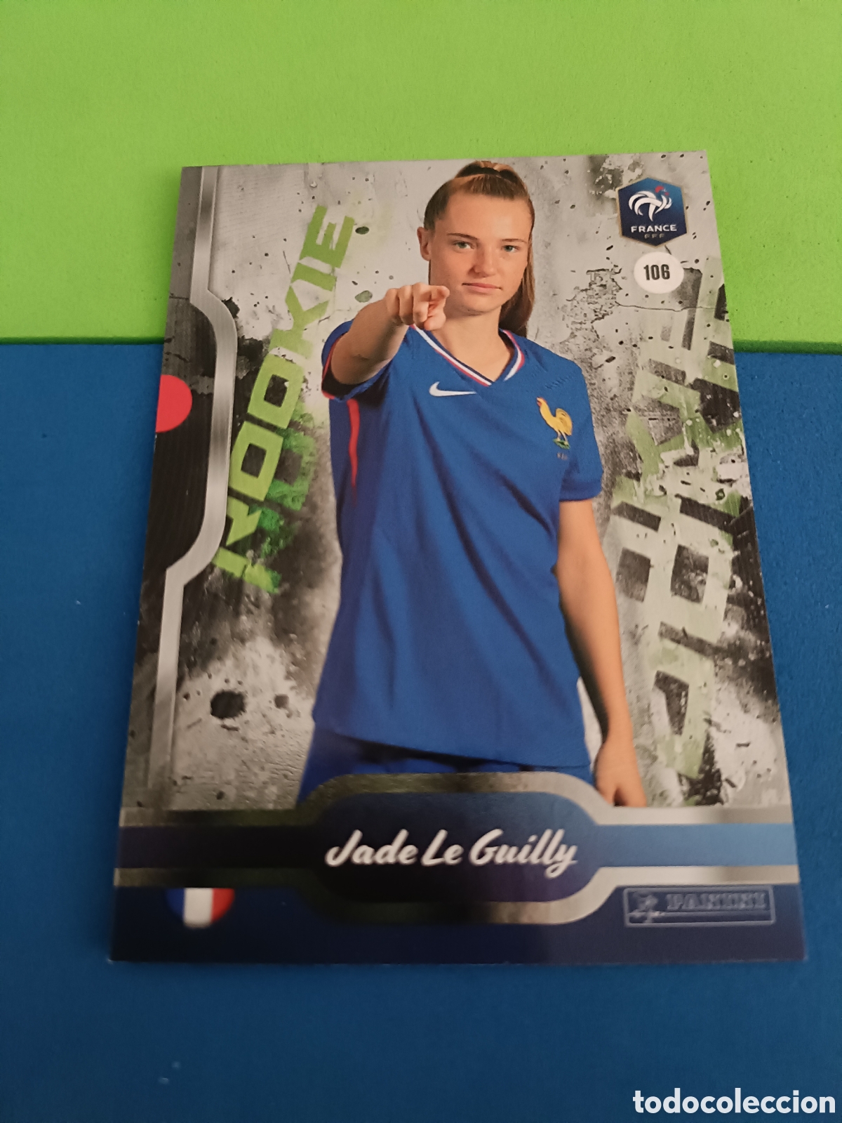 Cromos de f&uacute;tbol: PANINI FFF BLEU COLLECTIF 2025 brillante - 106 Jade Le Guilly