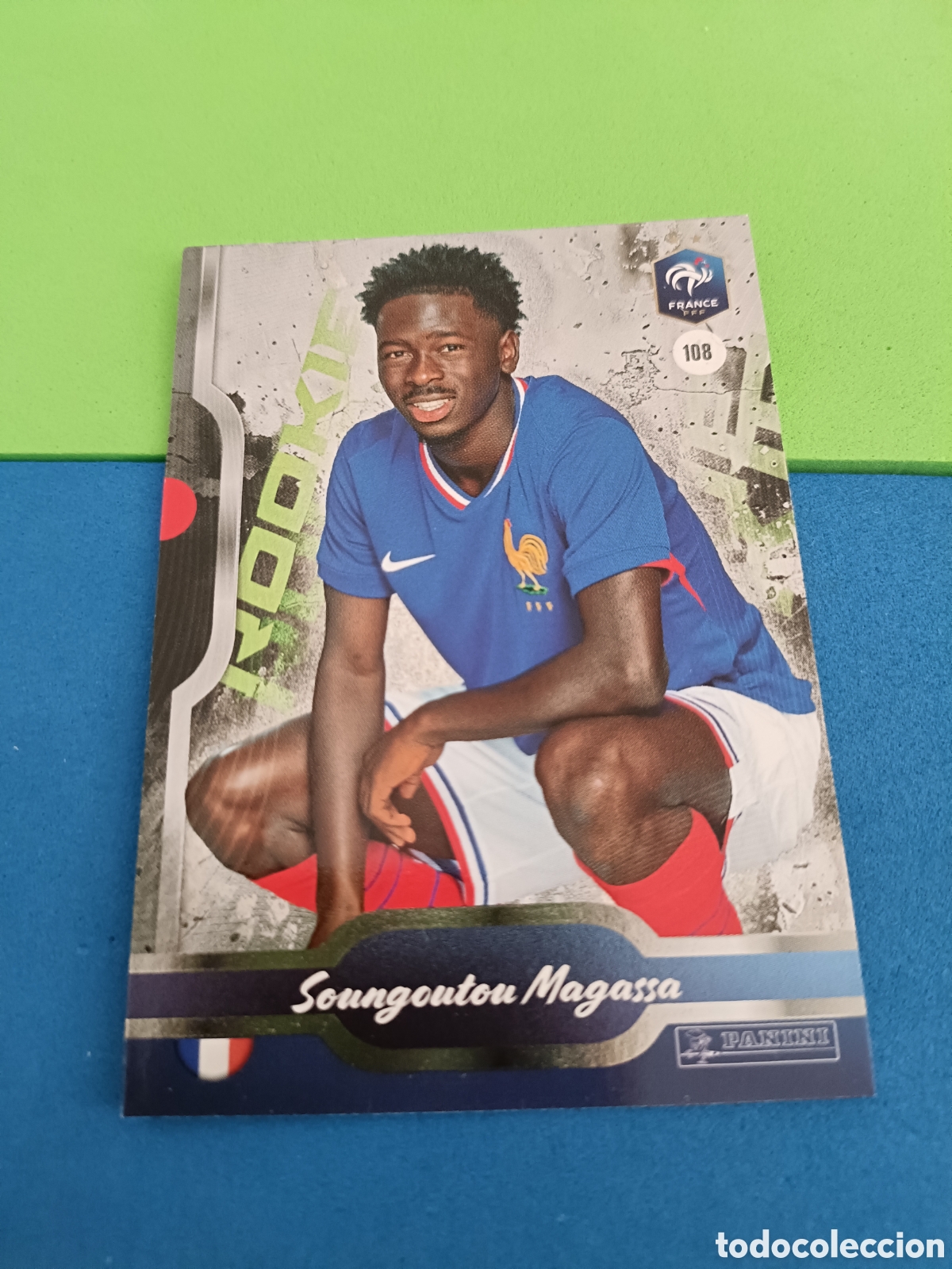 Football Stickers: PANINI FFF BLEU COLLECTIF 2025 brillante - 108 Magassa