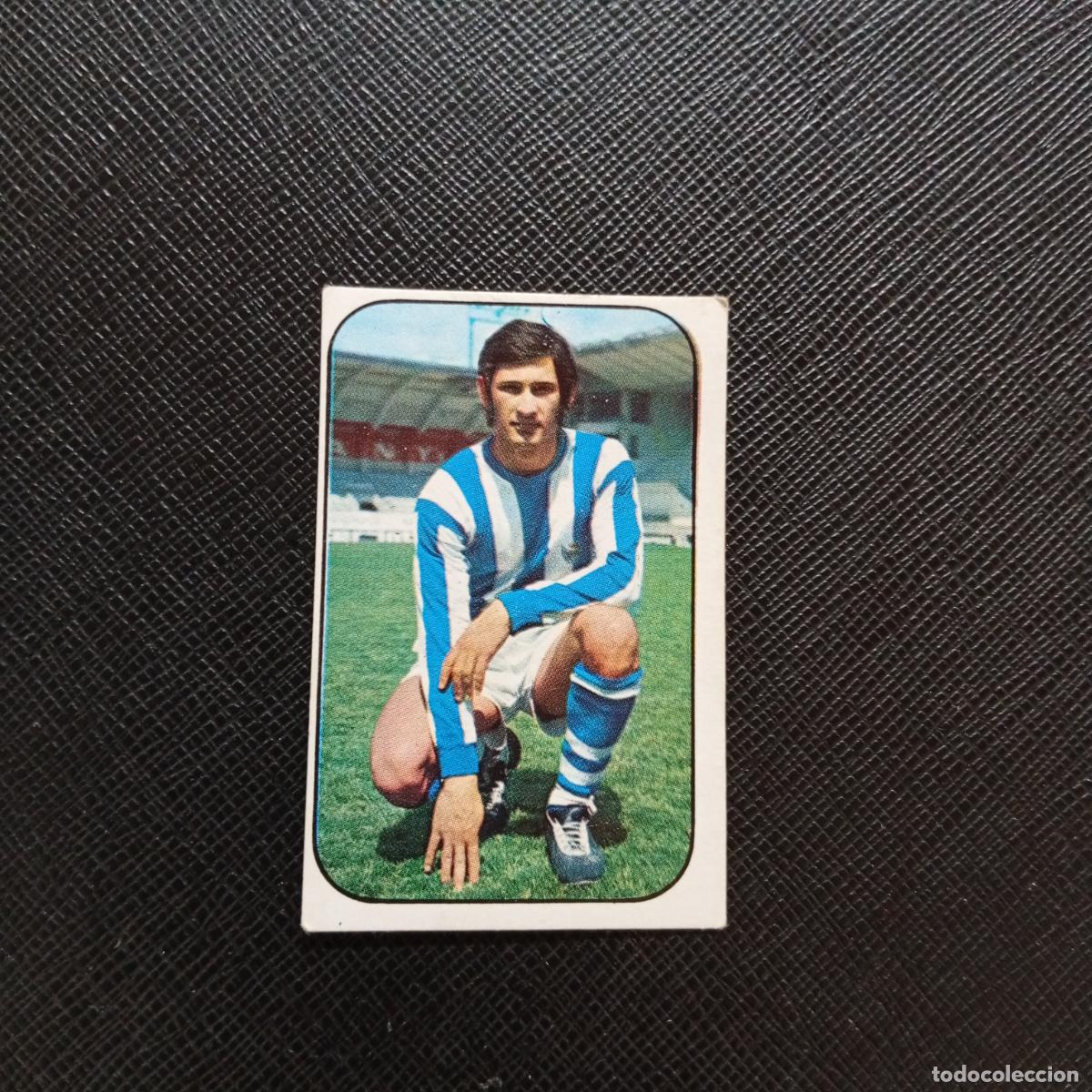 Football Stickers: AMUCHASTEGUI REAL SOCIEDAD ESTE 1976 1977 CROMO FUTBOL 76 77 LIGA - DESPEGADO - A193 PG190