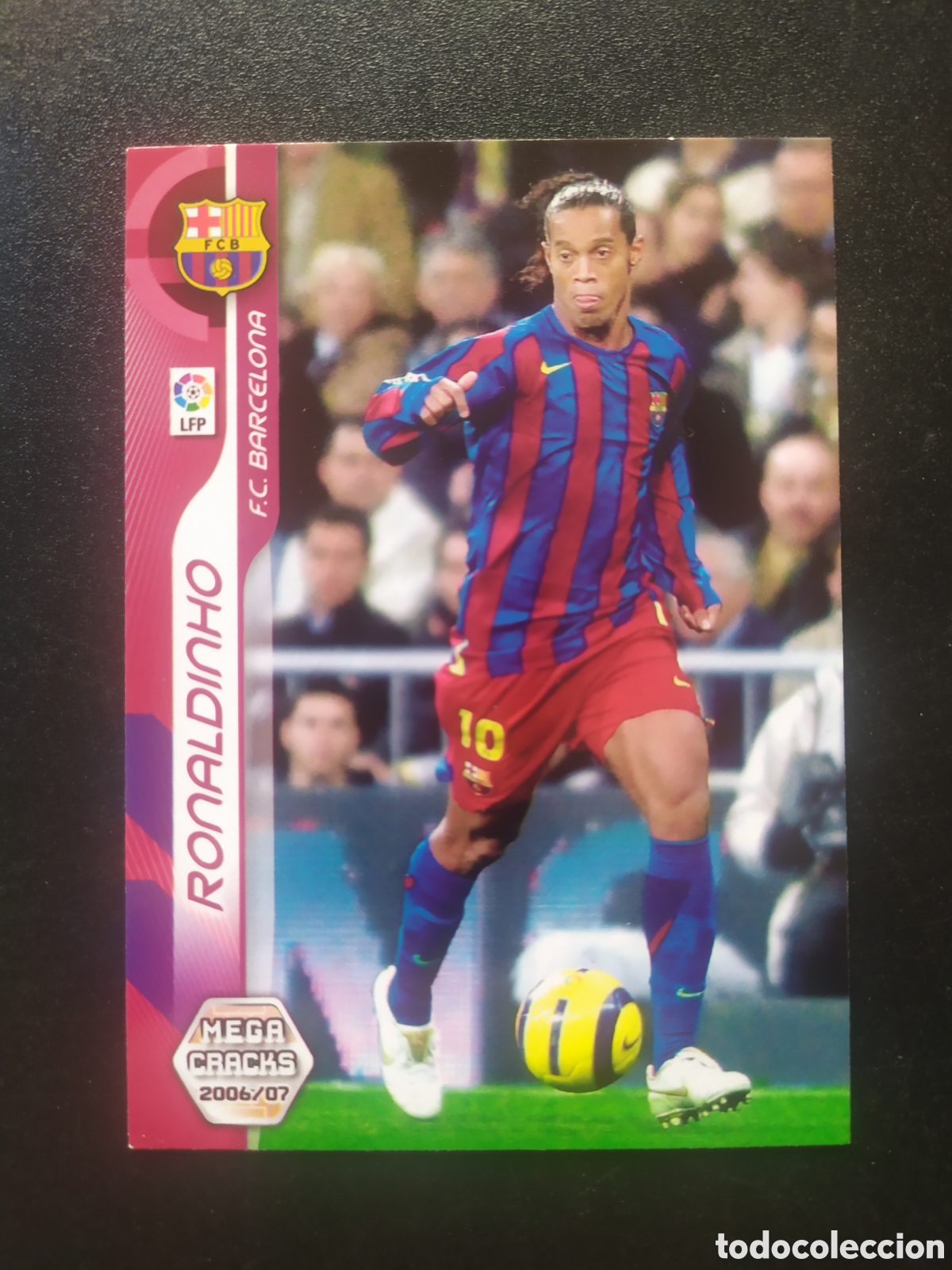 Football Stickers: Megacracks 2006 2007 06 07 panini Ronaldinho n&deg; 52 Barcelona