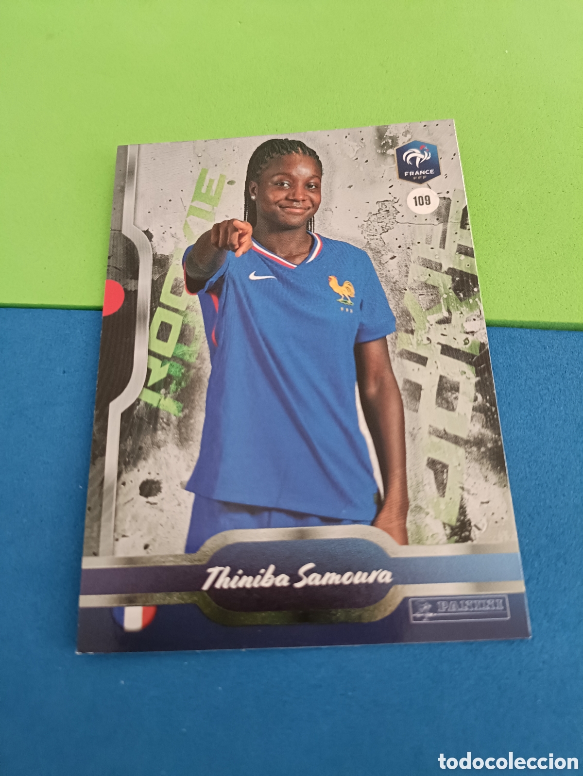 Football Stickers: PANINI FFF BLEU COLLECTIF 2025 brillante - 109 Samoura