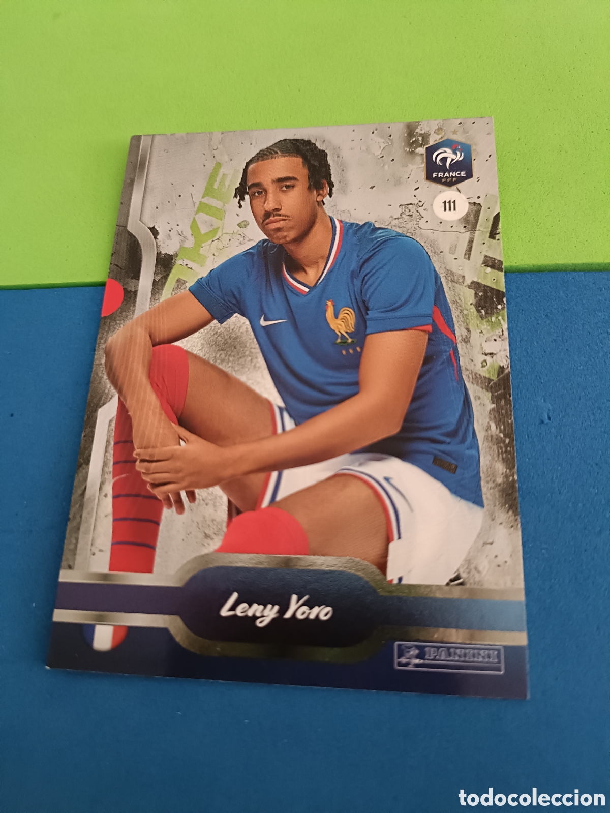 Football Stickers: PANINI FFF BLEU COLLECTIF 2025 brillante - 111 Yoro