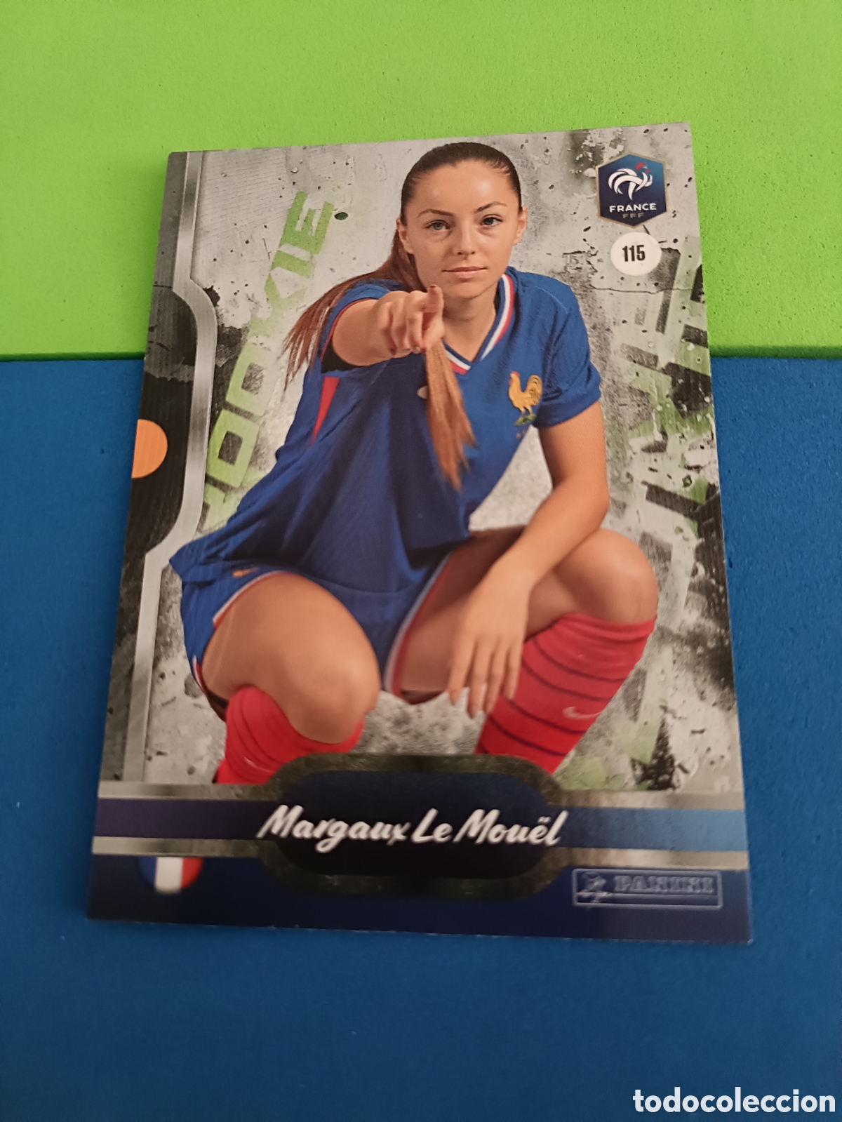 Cromos de f&uacute;tbol: PANINI FFF BLEU COLLECTIF 2025 brillante - 115 Le Mou&euml;l