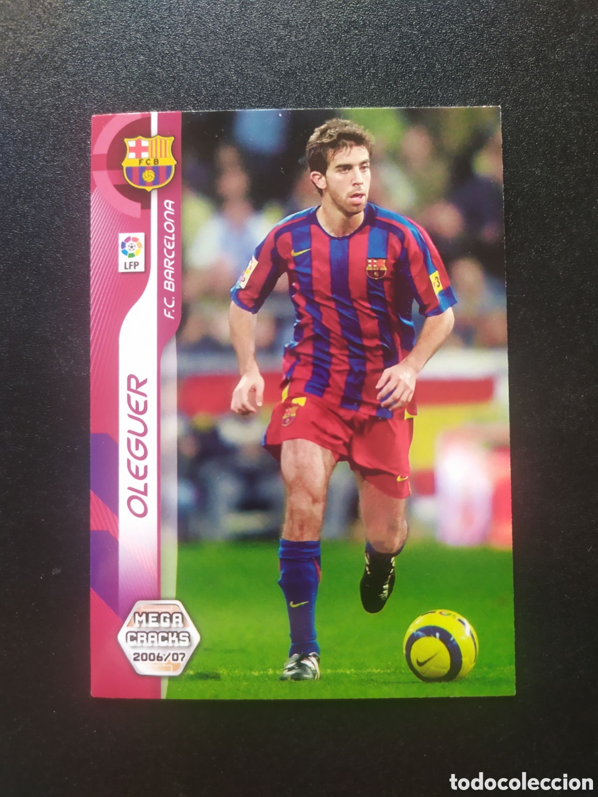 Cromos de f&uacute;tbol: Megacracks 2006 2007 06 07 panini Oleguer n&deg; 40 Barcelona
