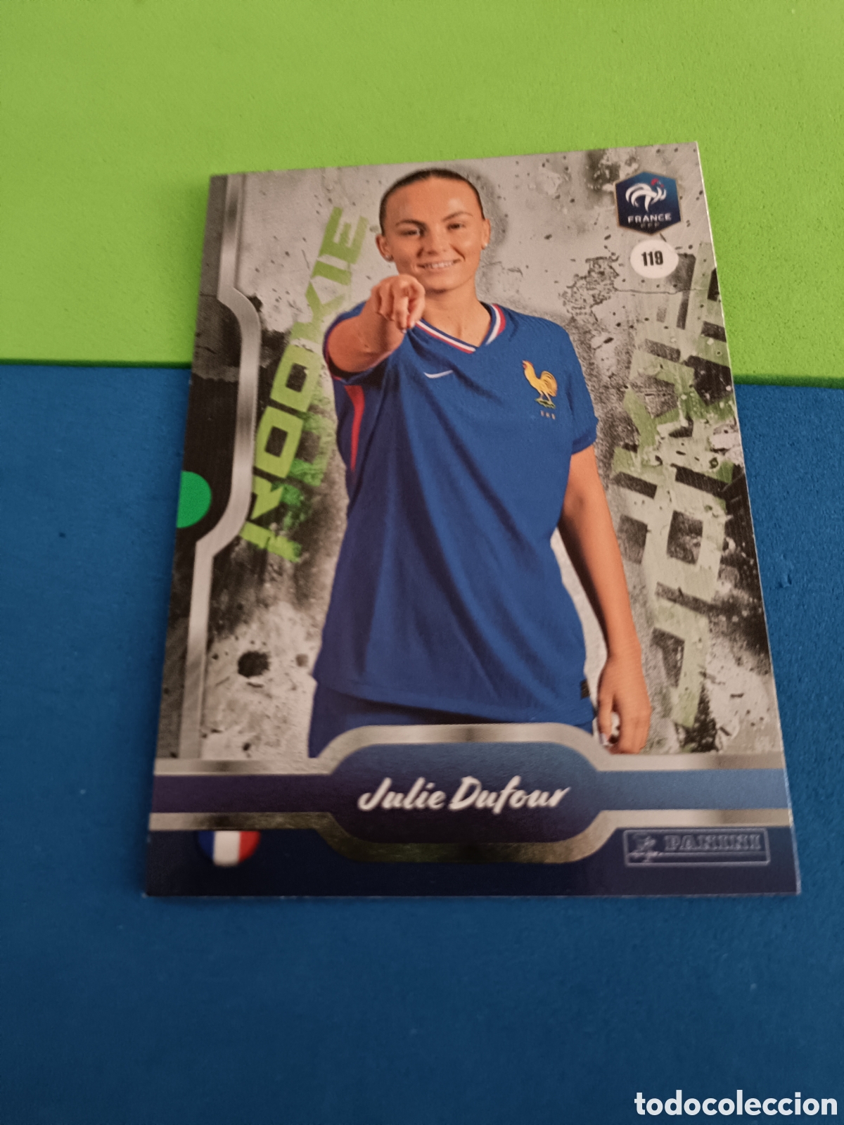 Cromos de f&uacute;tbol: PANINI FFF BLEU COLLECTIF 2025 brillante - 119 Dufour