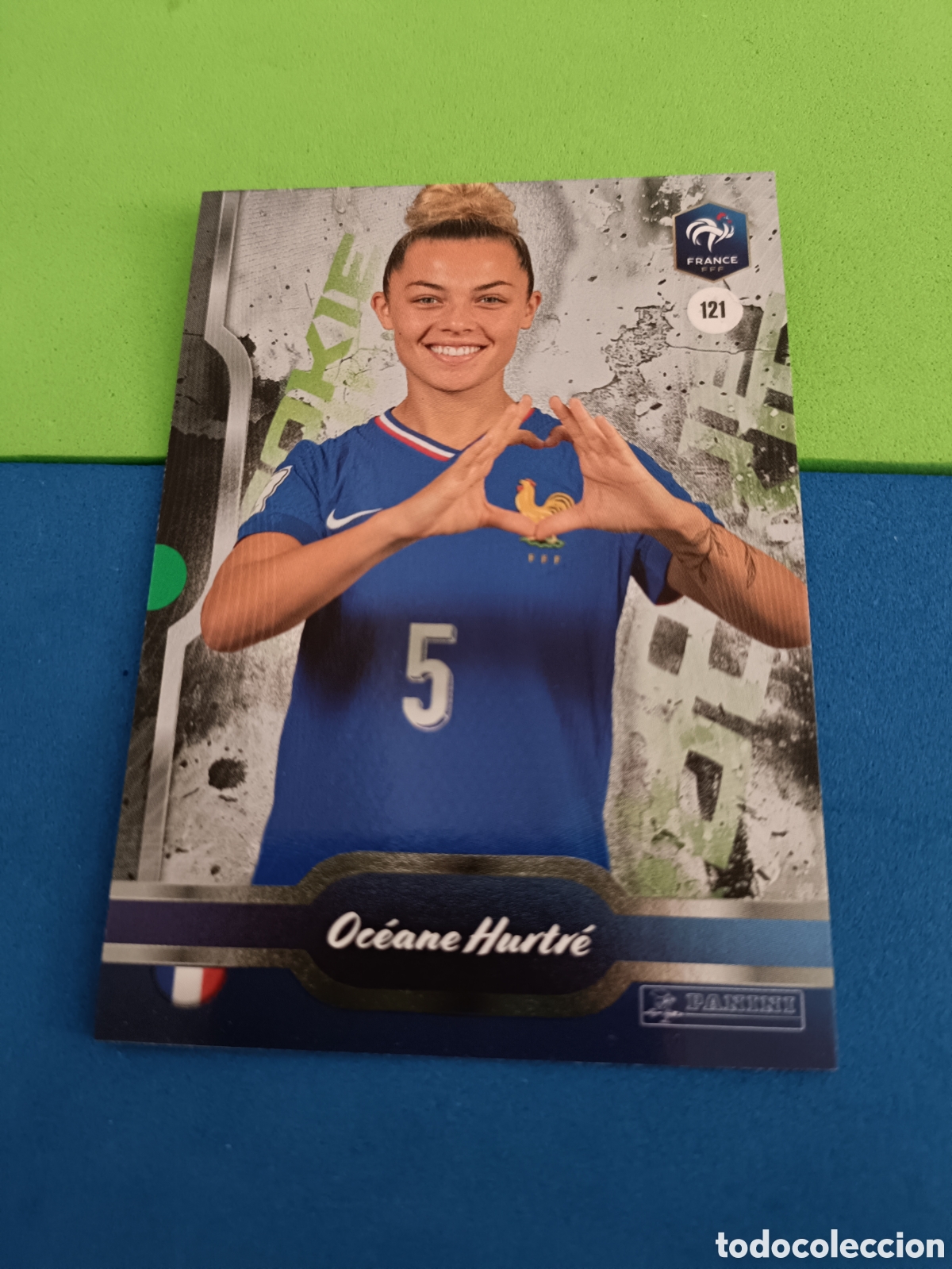 Cromos de f&uacute;tbol: PANINI FFF BLEU COLLECTIF 2025 brillante - 121 Hurtr&eacute;