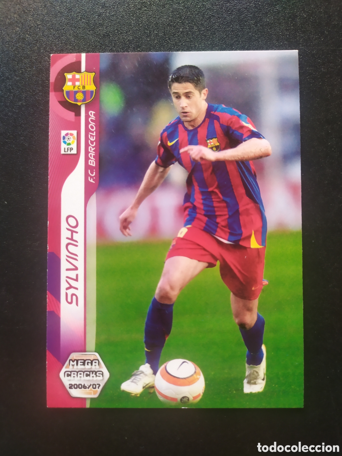 Cromos de f&uacute;tbol: Megacracks 2006 2007 06 07 panini Sylvinho n&deg; 43 Barcelona