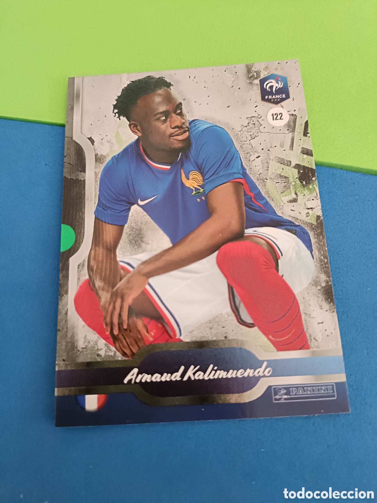Cromos de f&uacute;tbol: PANINI FFF BLEU COLLECTIF 2025 brillante - 122 Kalimuendo