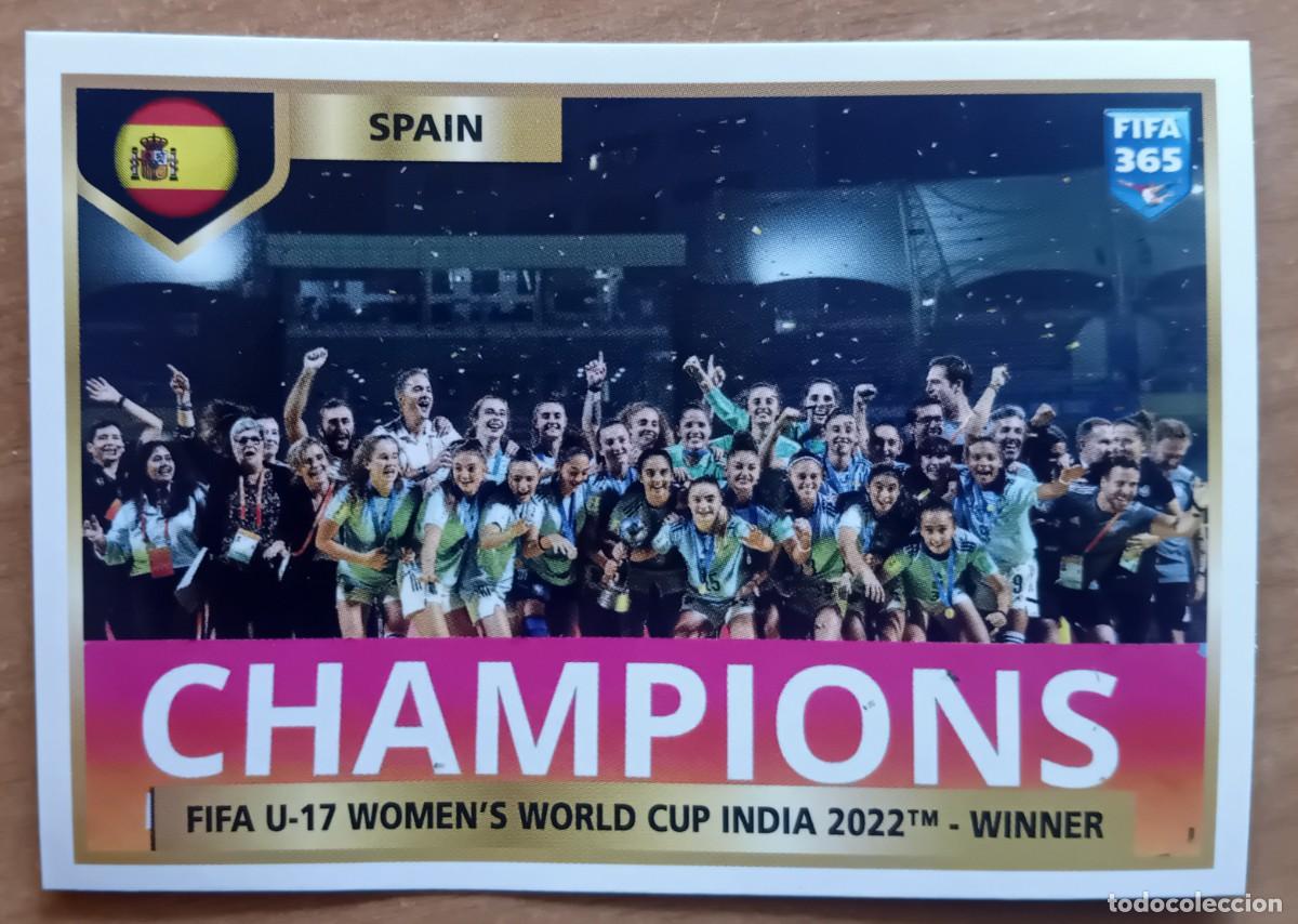 Cromos de f&uacute;tbol: Figurina Panini 2022-23 Cromo Fifa 365 2023 Fifa U-17 Women's World Cup Espa&ntilde;a Winner n 432