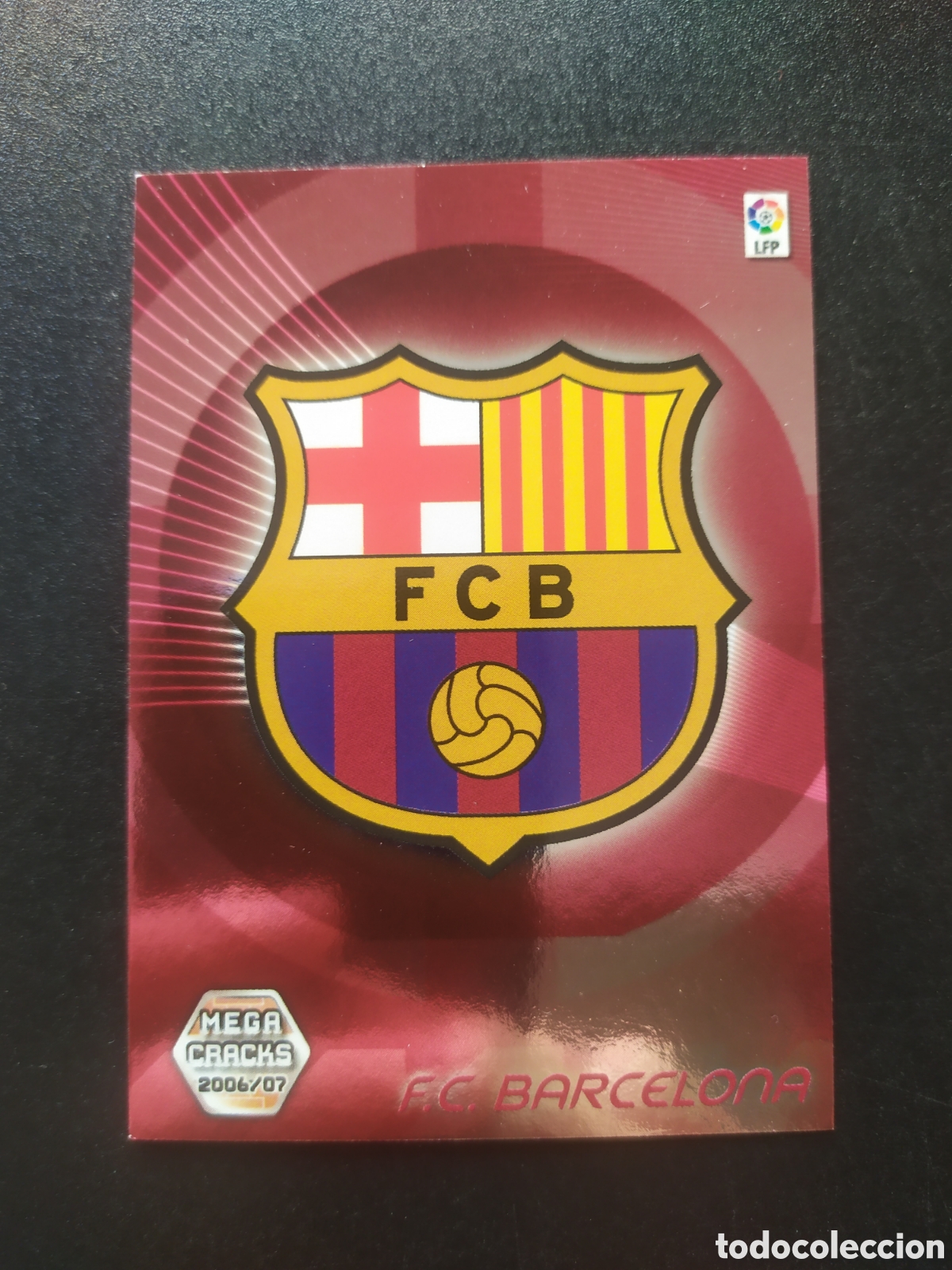 Cromos de f&uacute;tbol: Megacracks 2006 2007 06 07 panini escudo n&deg; 37 Barcelona