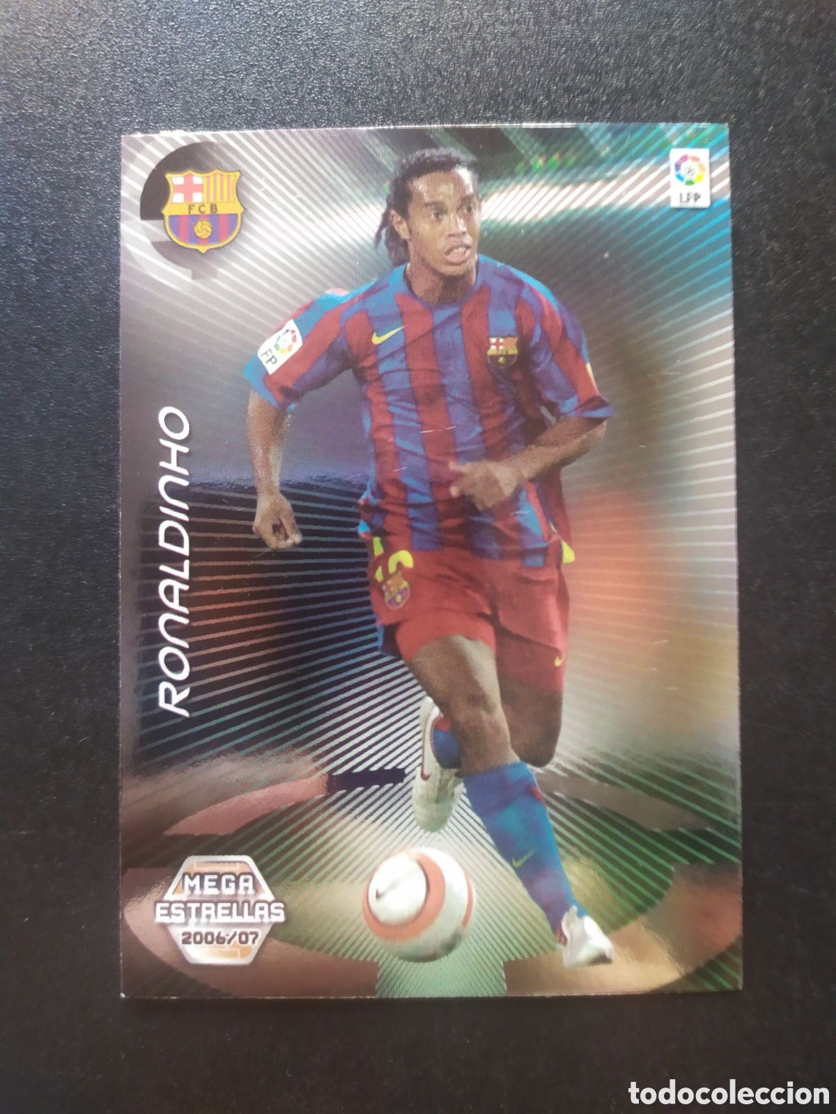 Cromos de f&uacute;tbol: Megacracks 2006 2007 06 07 panini Ronaldinho mega estrellas n&deg; 379 Barcelona