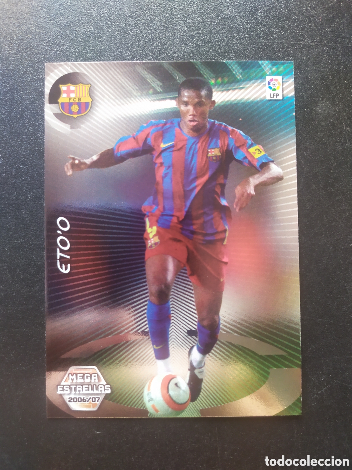Cromos de f&uacute;tbol: Megacracks 2006 2007 06 07 panini Eto'o Etoo mega estrellas n&deg; 384 Barcelona