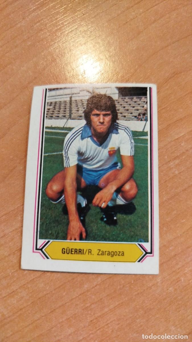 Cromos de f&uacute;tbol: LIGA ESPA&Ntilde;OLA 80/81 - REAL ZARAGONA - GUERRI