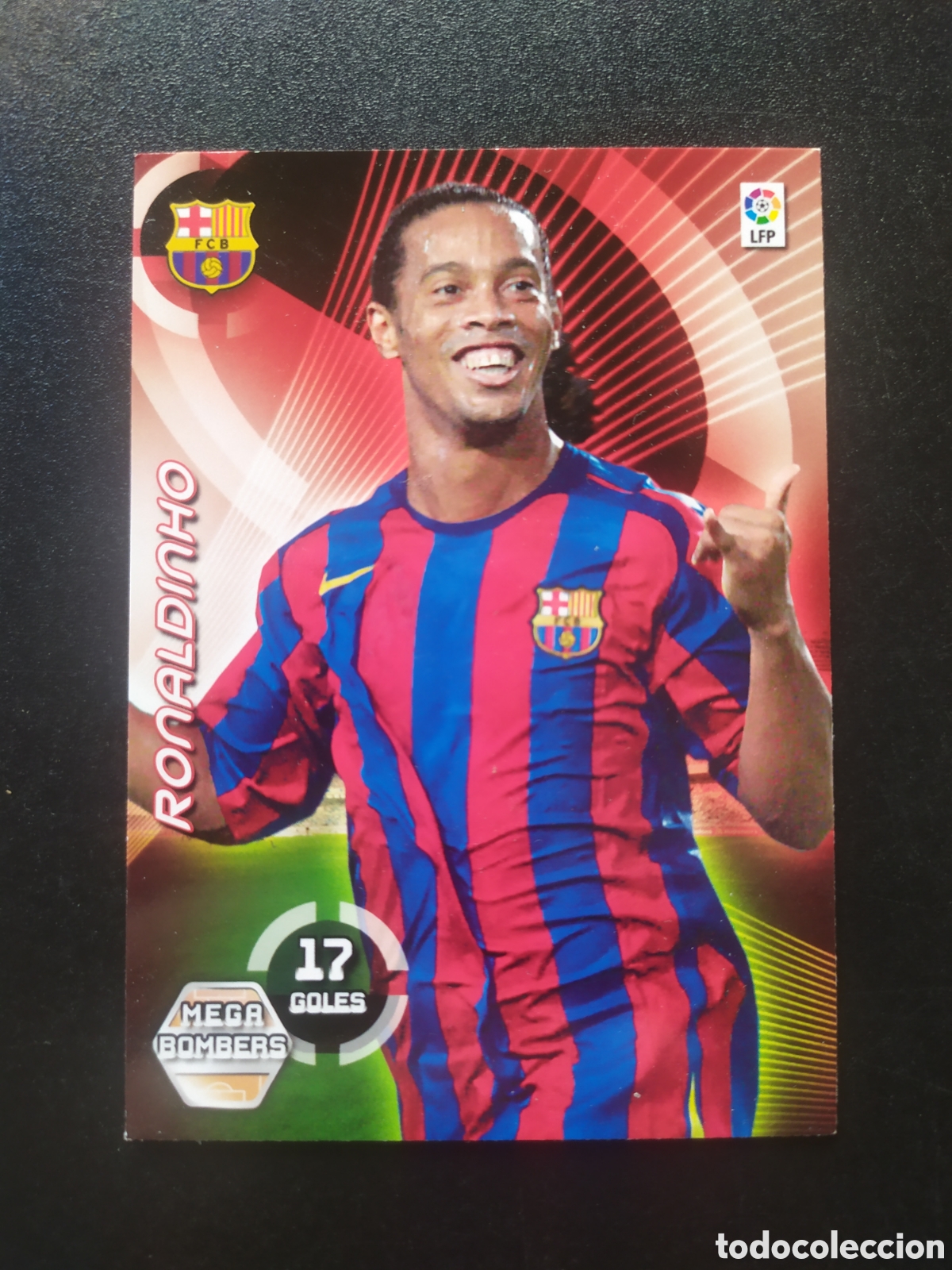 Cromos de f&uacute;tbol: Megacracks 2006 2007 06 07 panini Ronaldinho mega bombers n&deg; 390 Barcelona