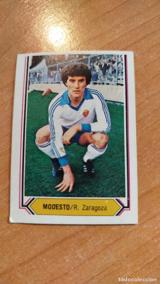 Cromos de f&uacute;tbol: LIGA ESPA&Ntilde;OLA 80/81 - REAL ZARAGONA - MODESTO