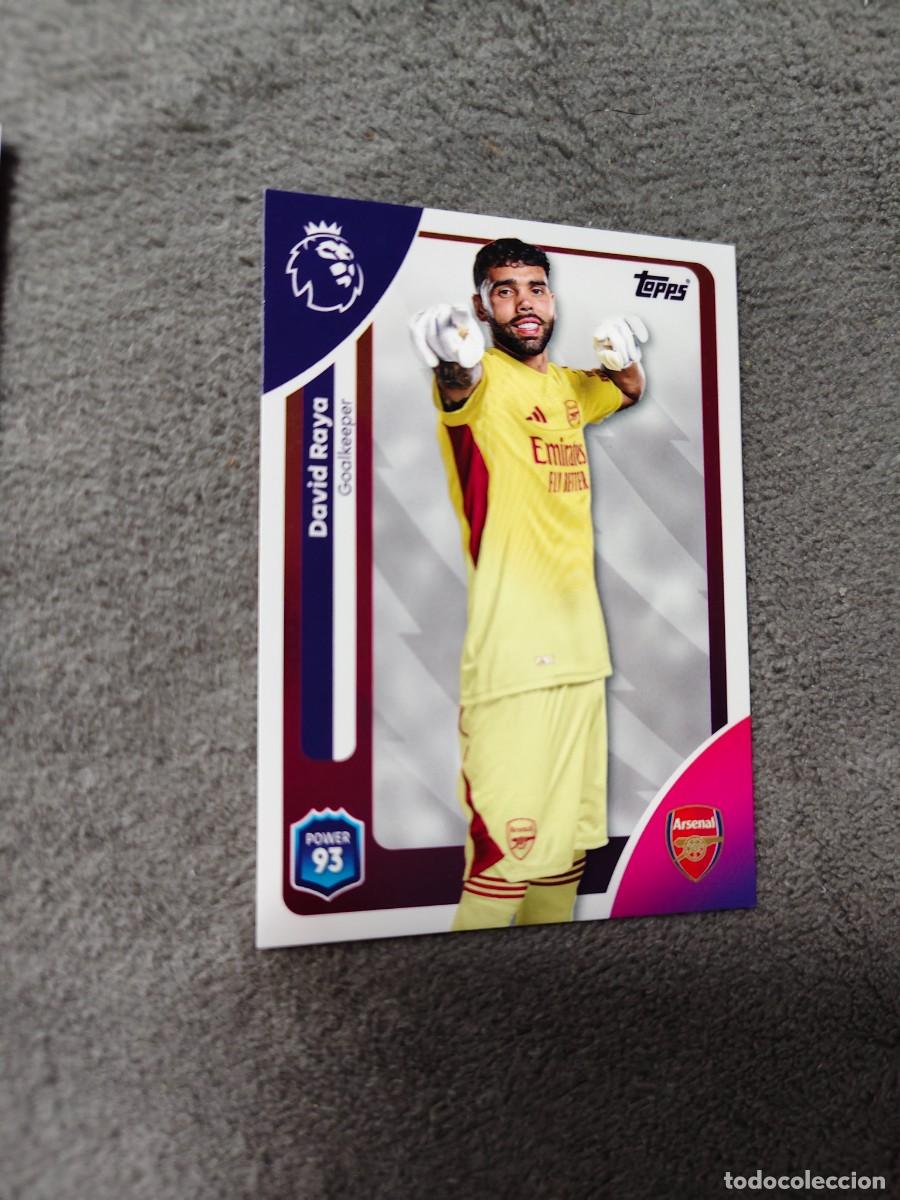 Cromos de f&uacute;tbol: 2 PREMIER LEAGUE 2025 26 DAVID RAYA ARSENAL TOPPS 25 2026 TRADING CARDS AAL