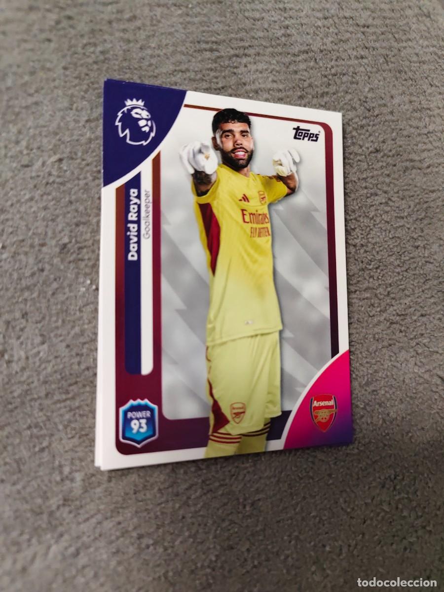 Cromos de f&uacute;tbol: 2 PREMIER LEAGUE 2025 26 DAVID RAYA ARSENAL TOPPS 25 2026 TRADING CARDS AAL