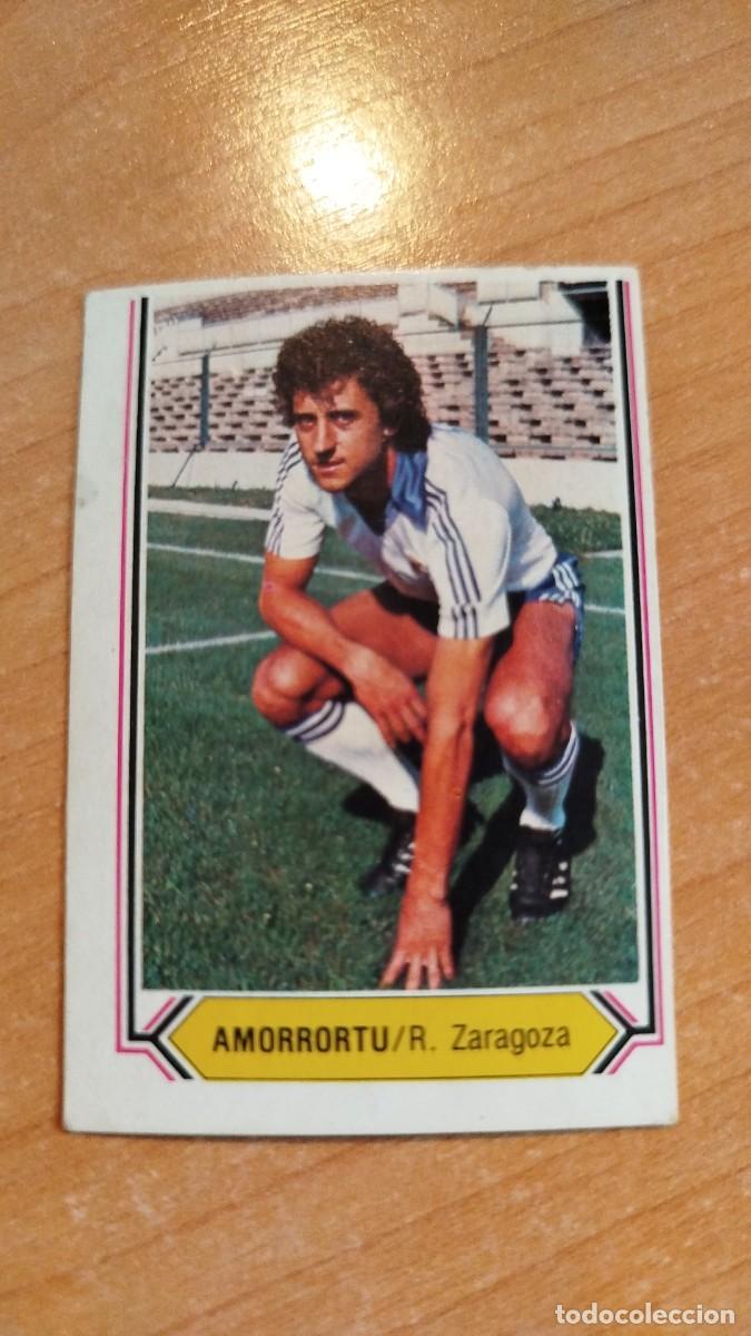 Cromos de f&uacute;tbol: LIGA ESPA&Ntilde;OLA 80/81 - REAL ZARAGOZA - AMORRORTU