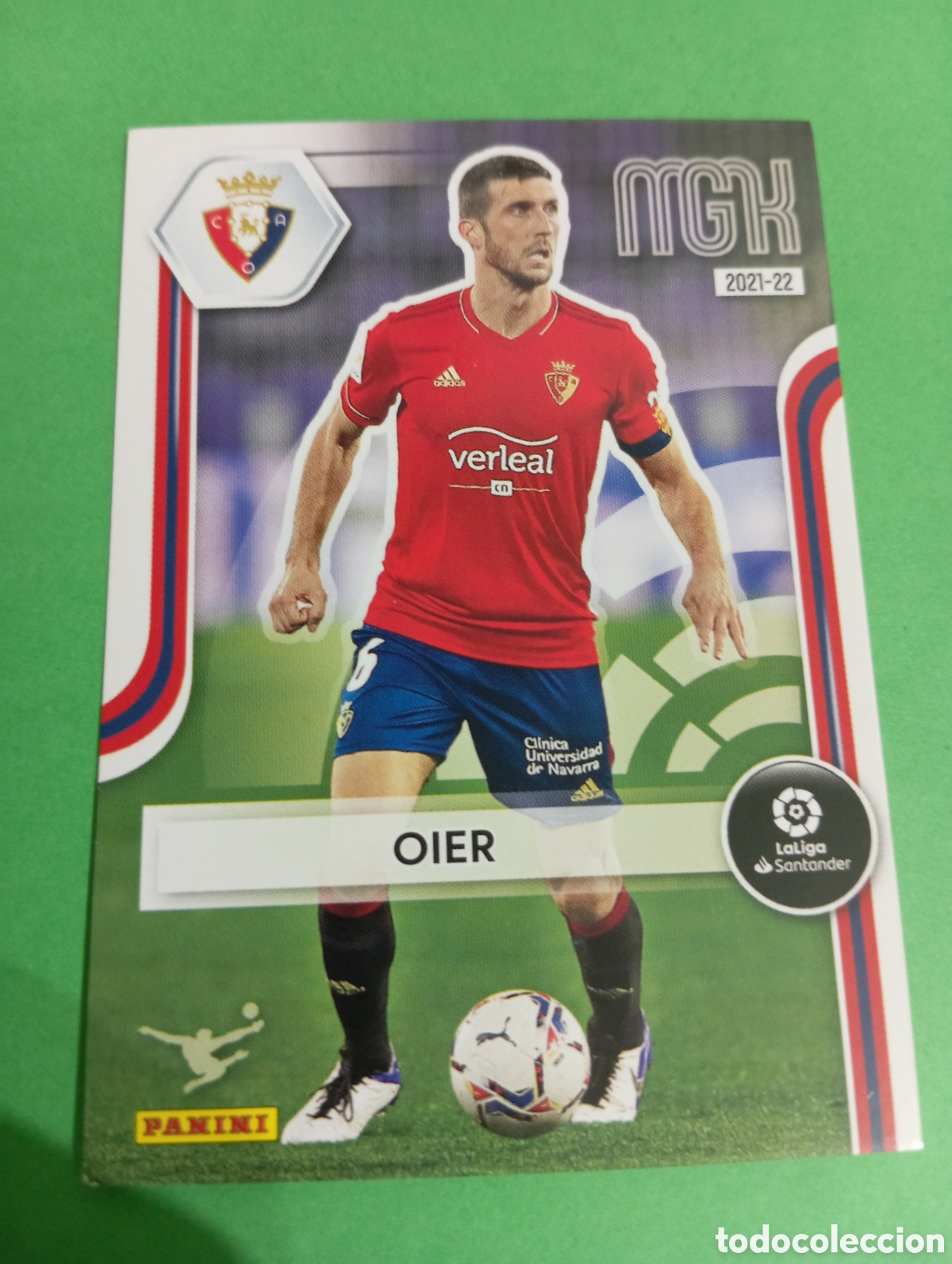 Cromos de f&uacute;tbol: Oier Osasuna n&deg;261 / PANINI MEGACRACKS 2021/2022