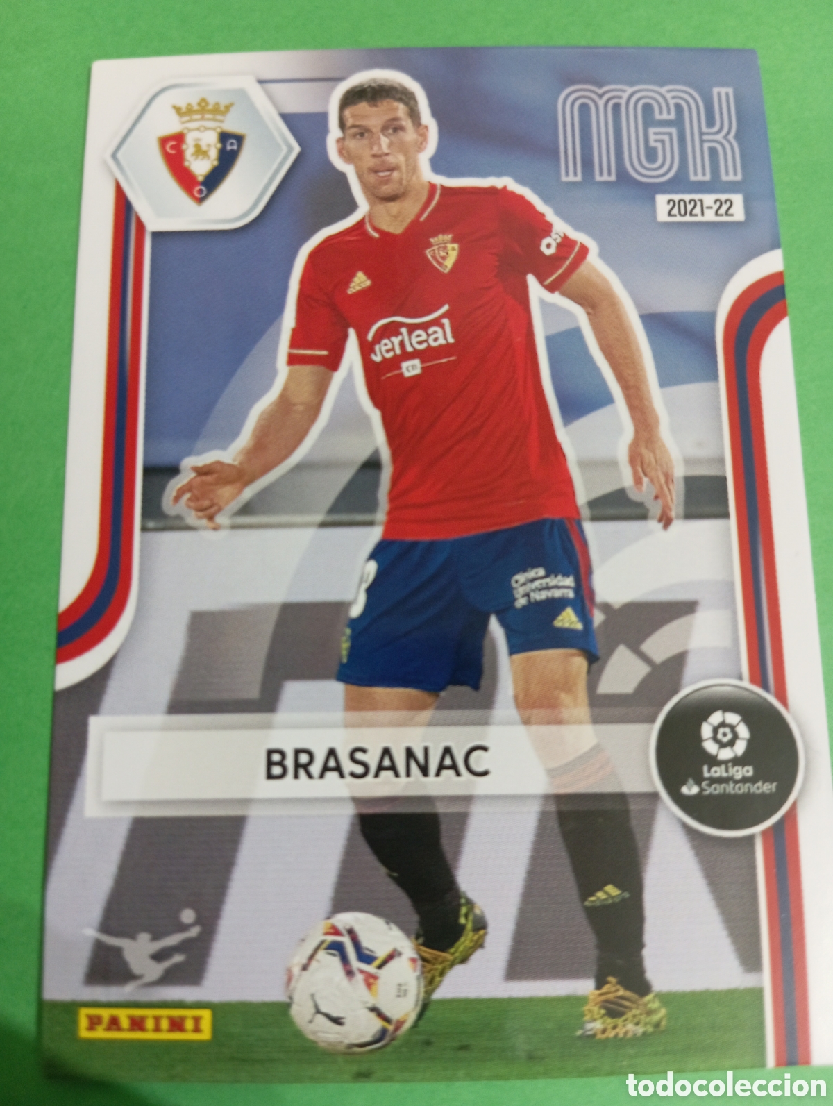 Cromos de f&uacute;tbol: Brasanac Osasuna n&deg;263 / PANINI MEGACRACKS 2021/2022