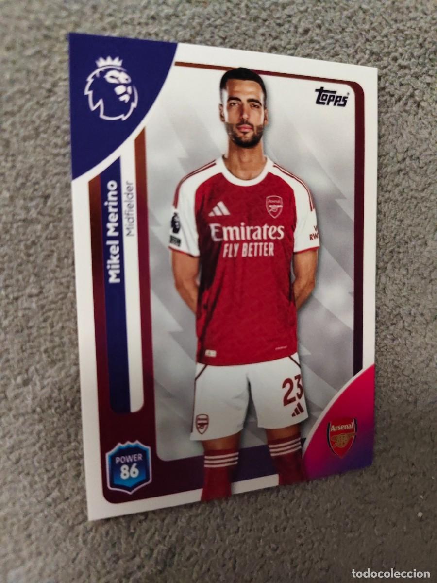 Cromos de f&uacute;tbol: 6 PREMIER LEAGUE 2025 26 MIKEL MERINO ARSENAL TOPPS 25 2026 TRADING CARDS AAL