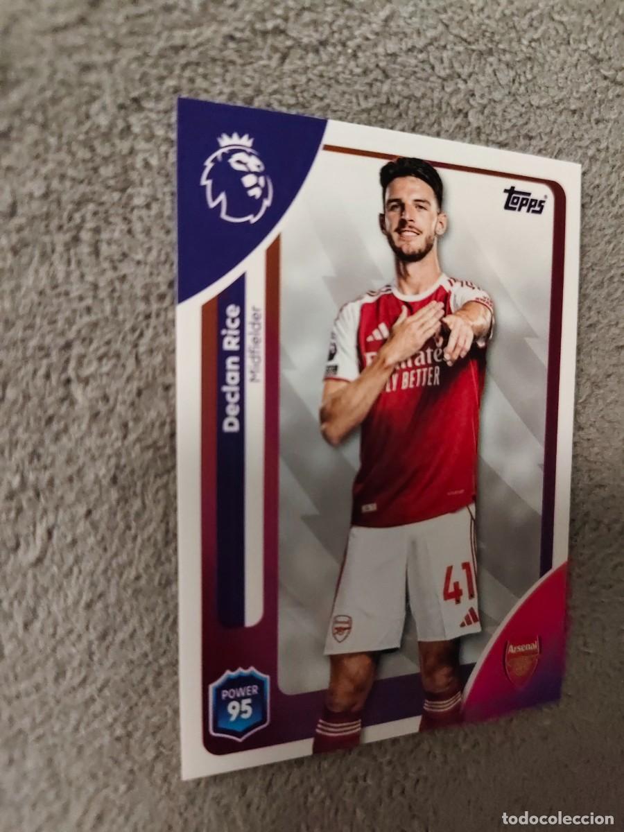 Cromos de f&uacute;tbol: 8 PREMIER LEAGUE 2025 26 DECLAN RICE ARSENAL TOPPS 25 2026 TRADING CARDS AAL