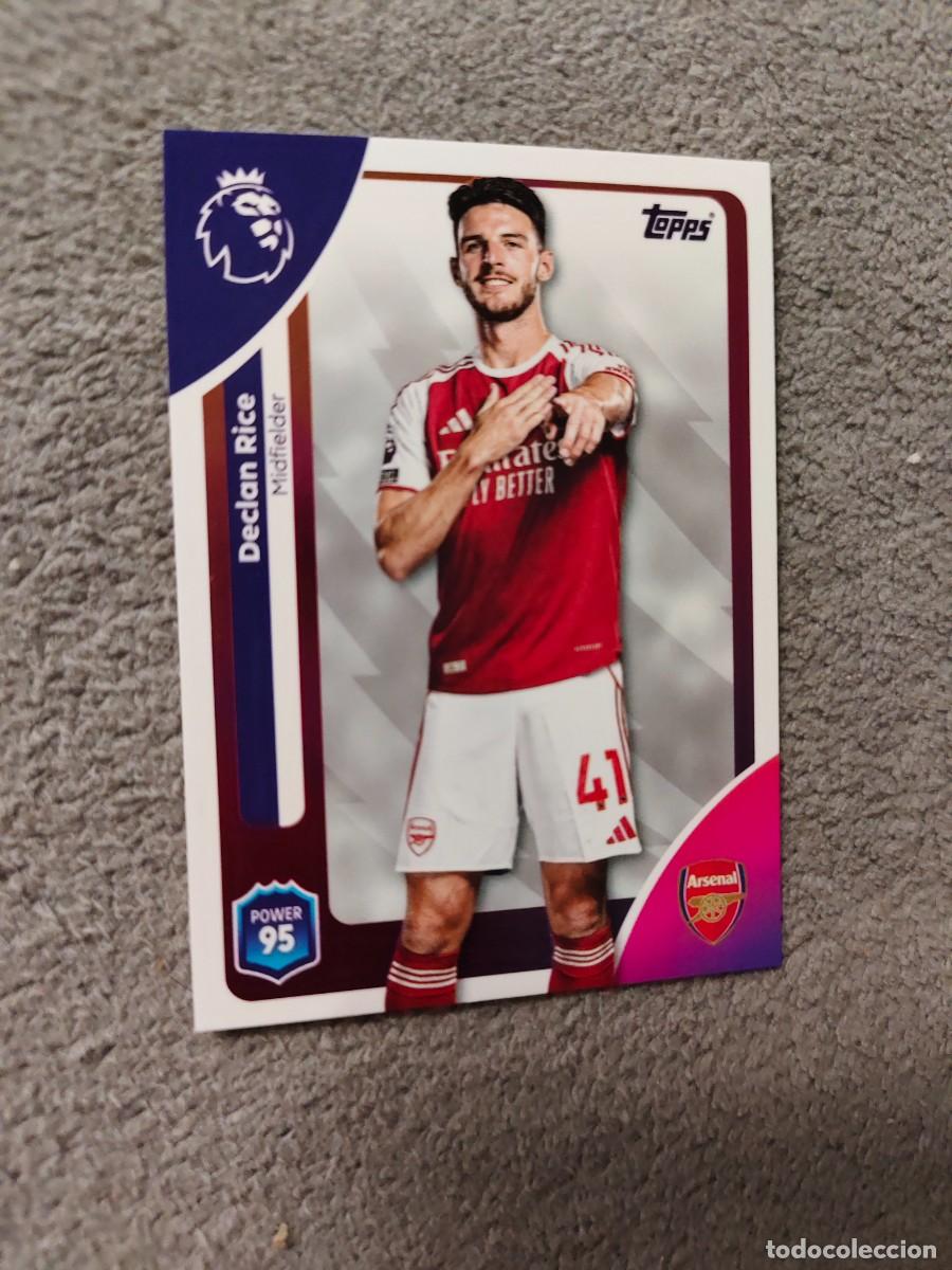 Cromos de f&uacute;tbol: 8 PREMIER LEAGUE 2025 26 DECLAN RICE ARSENAL TOPPS 25 2026 TRADING CARDS AAL