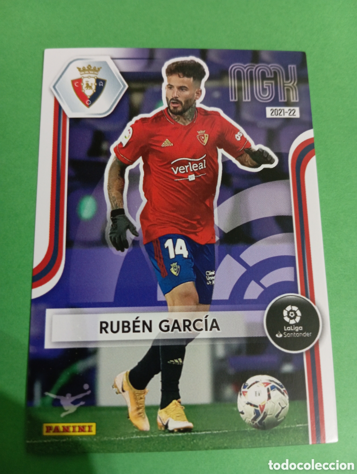 Cromos de f&uacute;tbol: Rub&eacute;n Garc&iacute;a Osasuna n&deg;266 / PANINI MEGACRACKS 2021/2022