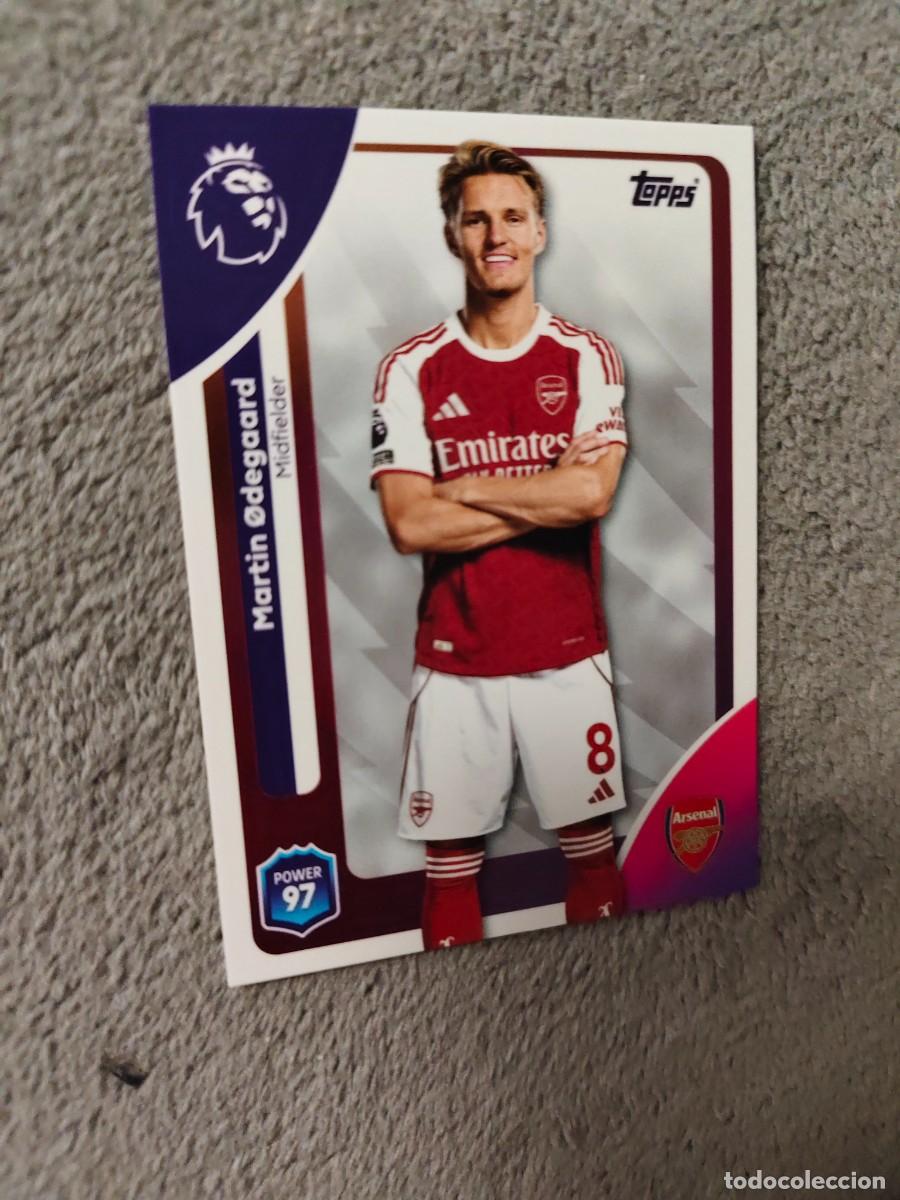 Cromos de f&uacute;tbol: 10 PREMIER LEAGUE 2025 26 MARTIN &Oslash;DEGAARD ARSENAL TOPPS 25 2026 TRADING CARDS AAL