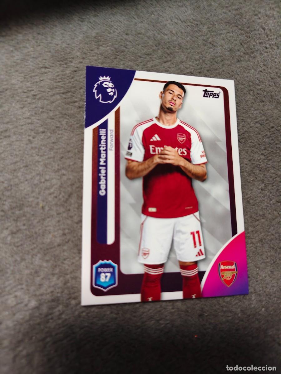 Cromos de f&uacute;tbol: 13 PREMIER LEAGUE 2025 26 GABRIEL MARTINELLI ARSENAL TOPPS 25 2026 TRADING CARDS AAL