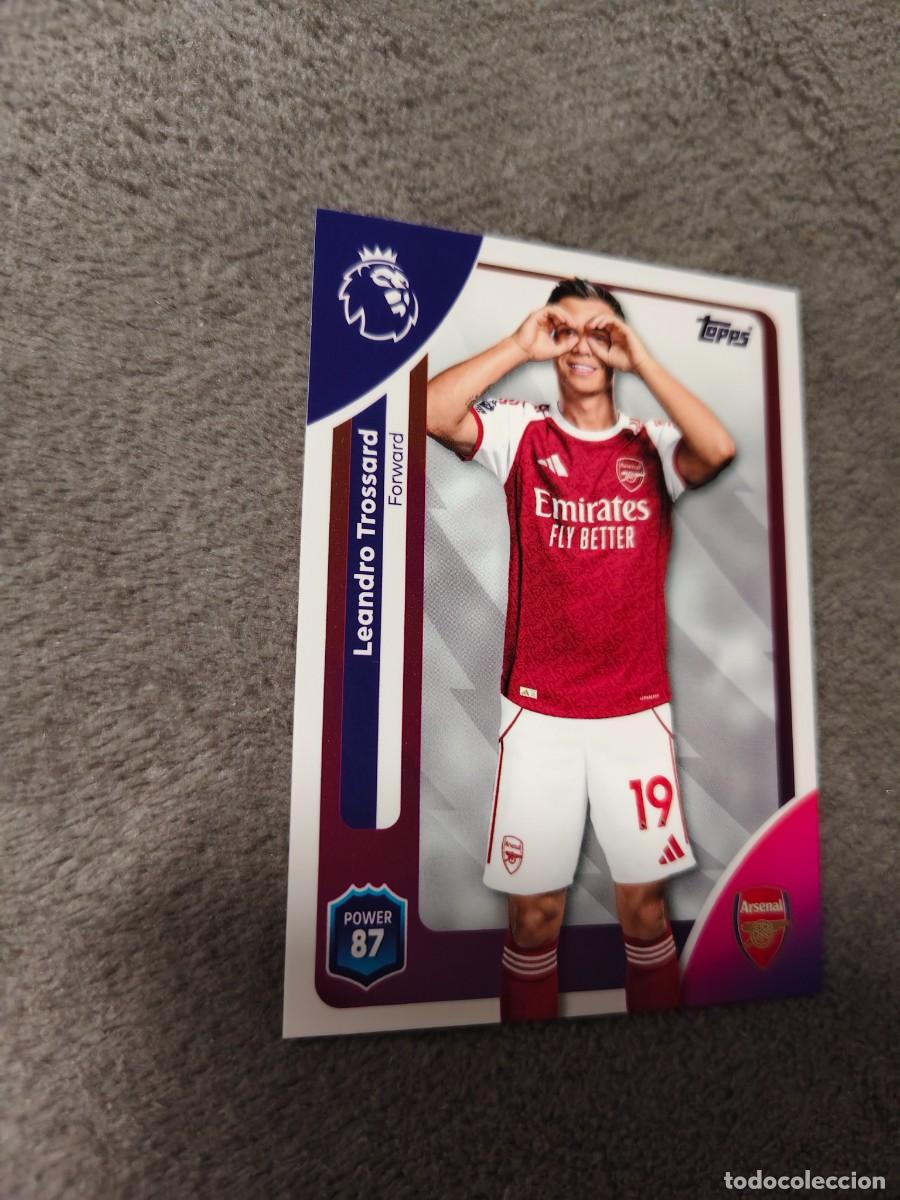 Cromos de f&uacute;tbol: 14 PREMIER LEAGUE 2025 26 LEANDRO TROSSARD ARSENAL TOPPS 25 2026 TRADING CARDS AAL
