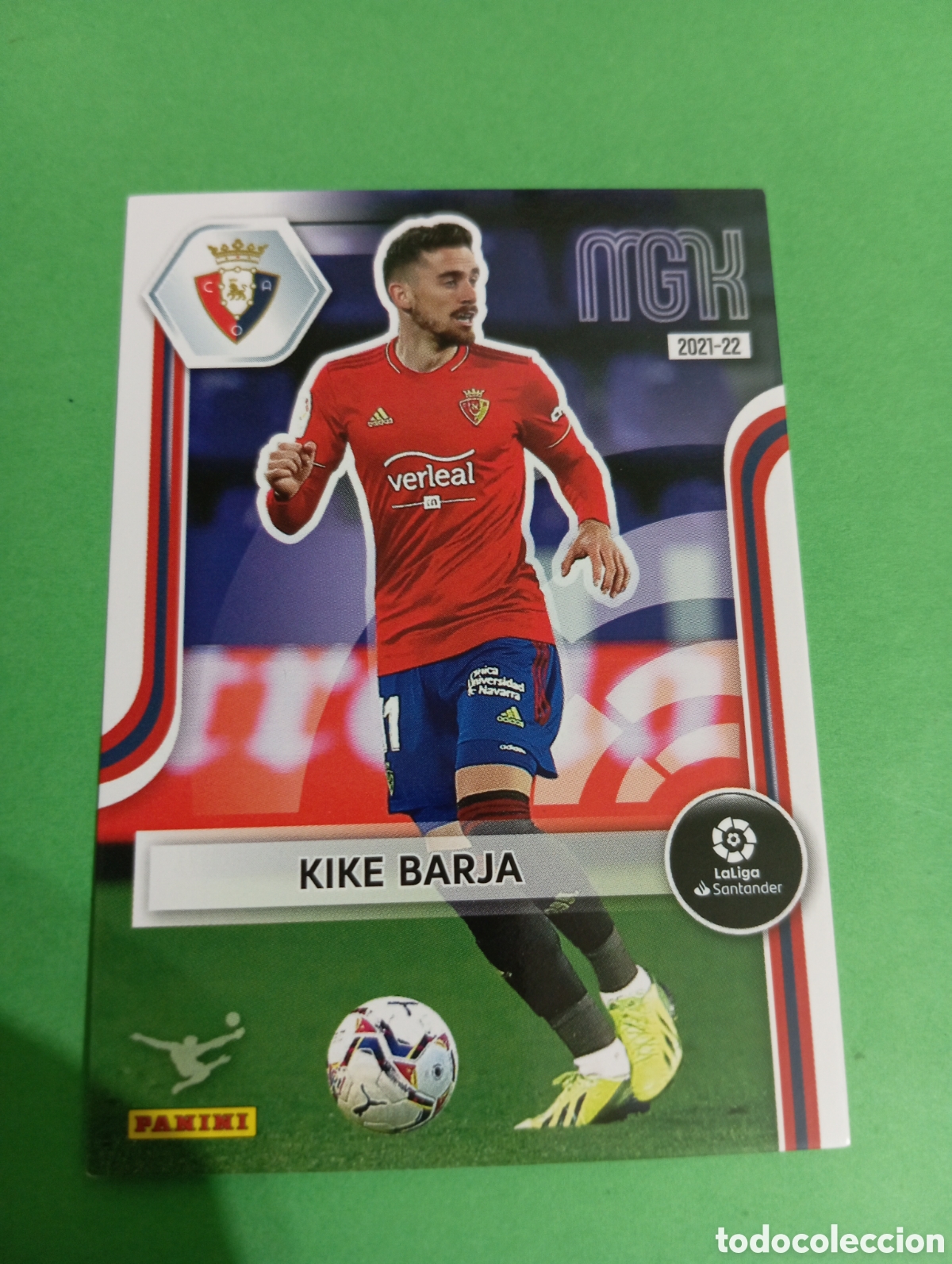 Cromos de f&uacute;tbol: Kike Barja Osasuna n&deg;268 / PANINI MEGACRACKS 2021/2022