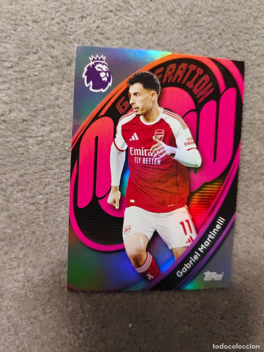 Cromos de f&uacute;tbol: 16 PREMIER LEAGUE 2025 26 GABRIEL MARTINELLI ARSENAL GENERATION NOW TOPPS 25 2026 TRADING CARDS AAL