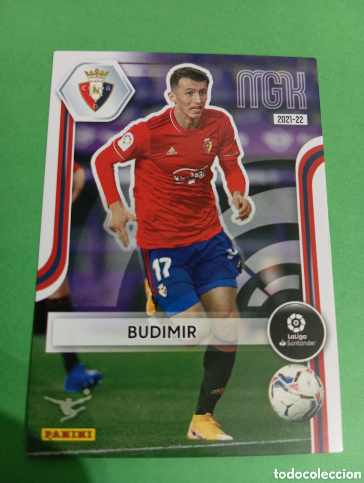 Cromos de f&uacute;tbol: Budimir Osasuna n&deg;269 / PANINI MEGACRACKS 2021/2022