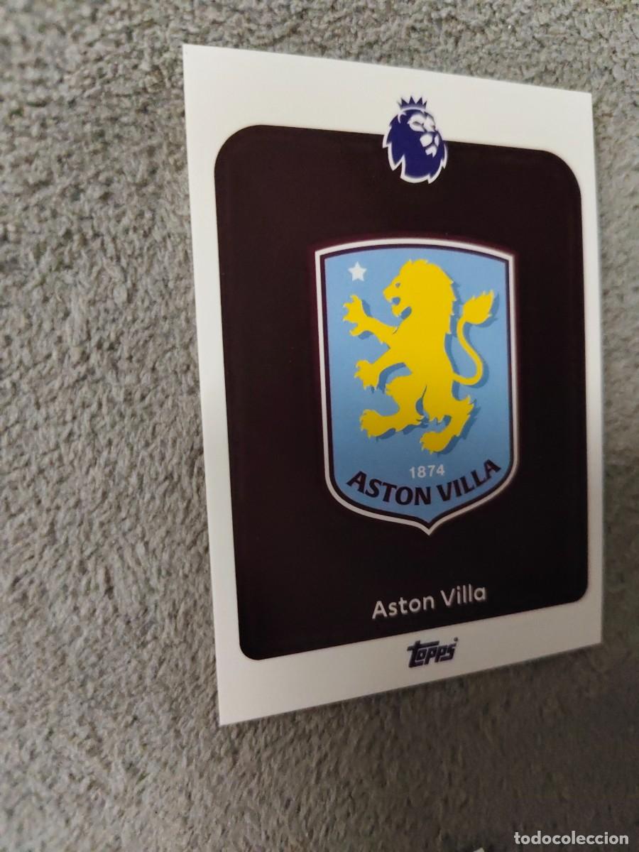 Cromos de f&uacute;tbol: 19 PREMIER LEAGUE 2025 26 BADGE ESCUDO ASTON VILLA TOPPS 25 2026 TRADING CARDS AAL