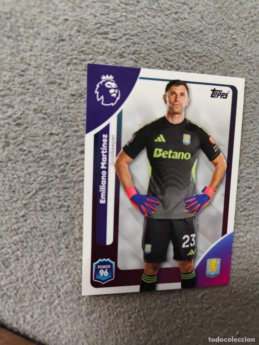 Cromos de f&uacute;tbol: 20 PREMIER LEAGUE 2025 26 EMILIANO MART&Iacute;NEZ ASTON VILLA TOPPS 25 2026 TRADING CARDS AAL