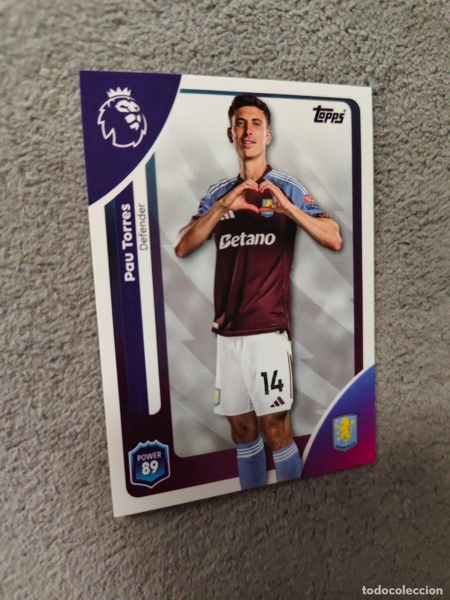 Cromos de f&uacute;tbol: 21 PREMIER LEAGUE 2025 26 PAU TORRES ASTON VILLA TOPPS 25 2026 TRADING CARDS AAL