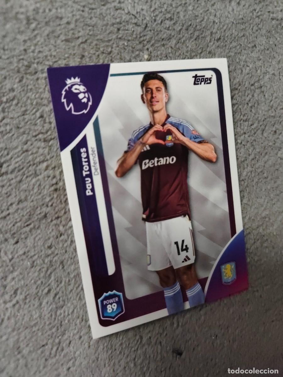 Cromos de f&uacute;tbol: 21 PREMIER LEAGUE 2025 26 PAU TORRES ASTON VILLA TOPPS 25 2026 TRADING CARDS AAL