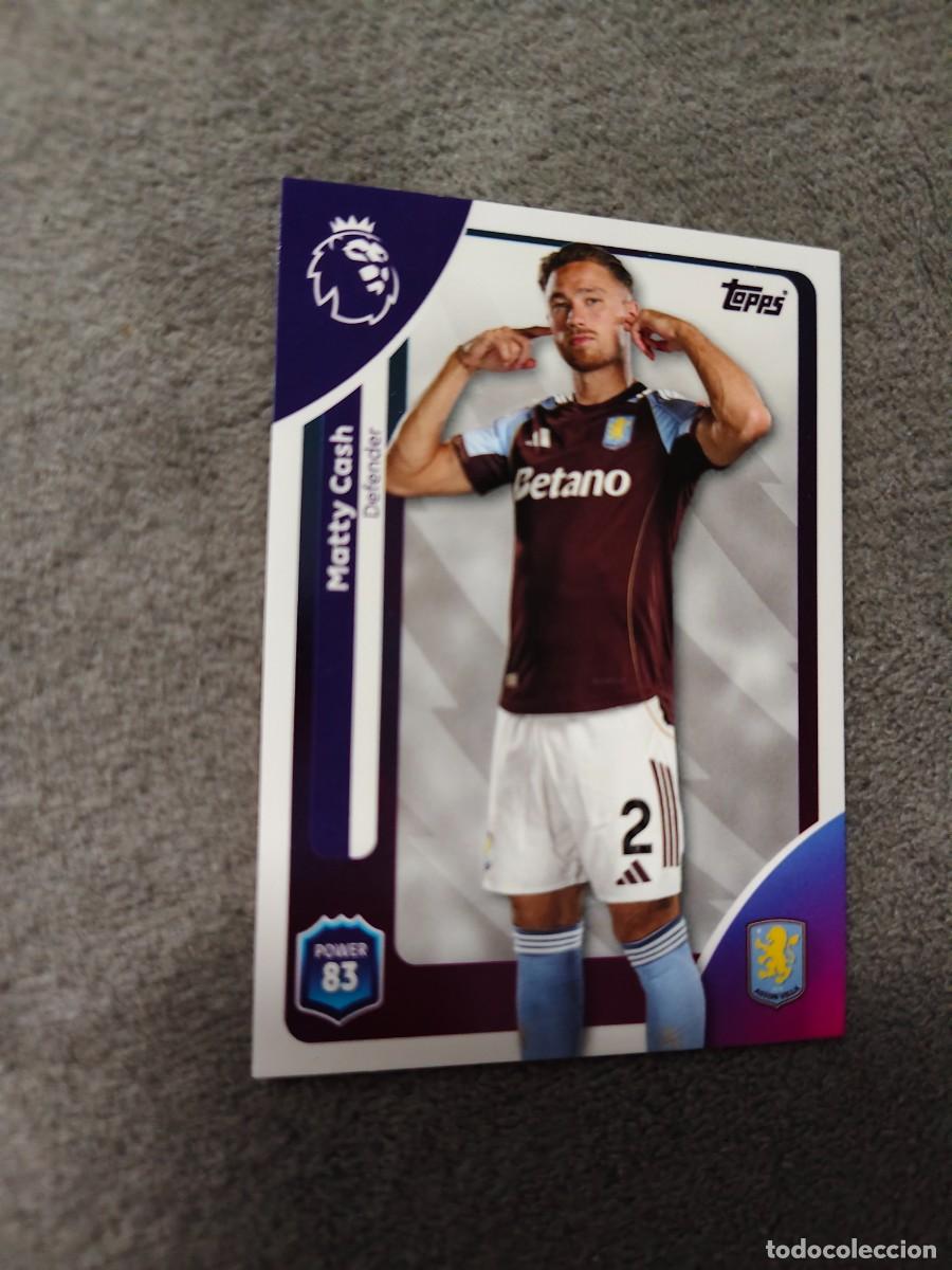 Cromos de f&uacute;tbol: 23 PREMIER LEAGUE 2025 26 MATTY CASH ASTON VILLA TOPPS 25 2026 TRADING CARDS AAL