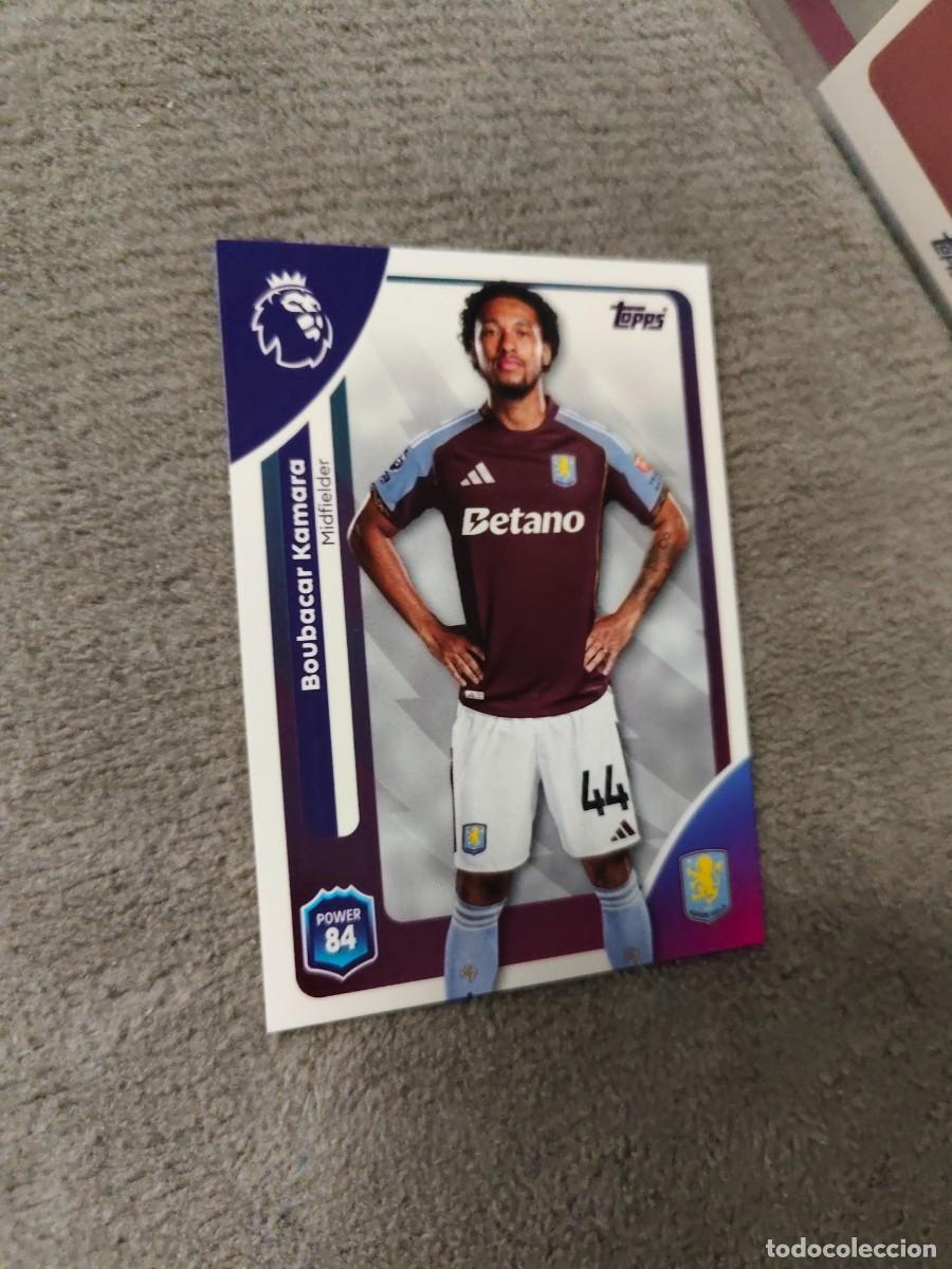 Cromos de f&uacute;tbol: 25 PREMIER LEAGUE 2025 26 BOUBACAR KAMARA ASTON VILLA TOPPS 25 2026 TRADING CARDS AAL