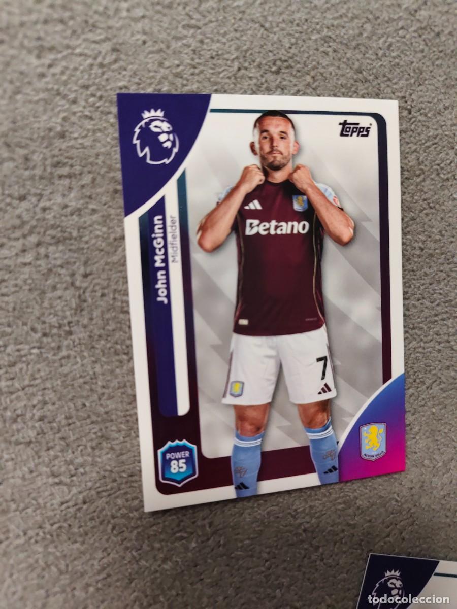 Cromos de f&uacute;tbol: 27 PREMIER LEAGUE 2025 26 JOHN MCGINN ASTON VILLA TOPPS 25 2026 TRADING CARDS AAL
