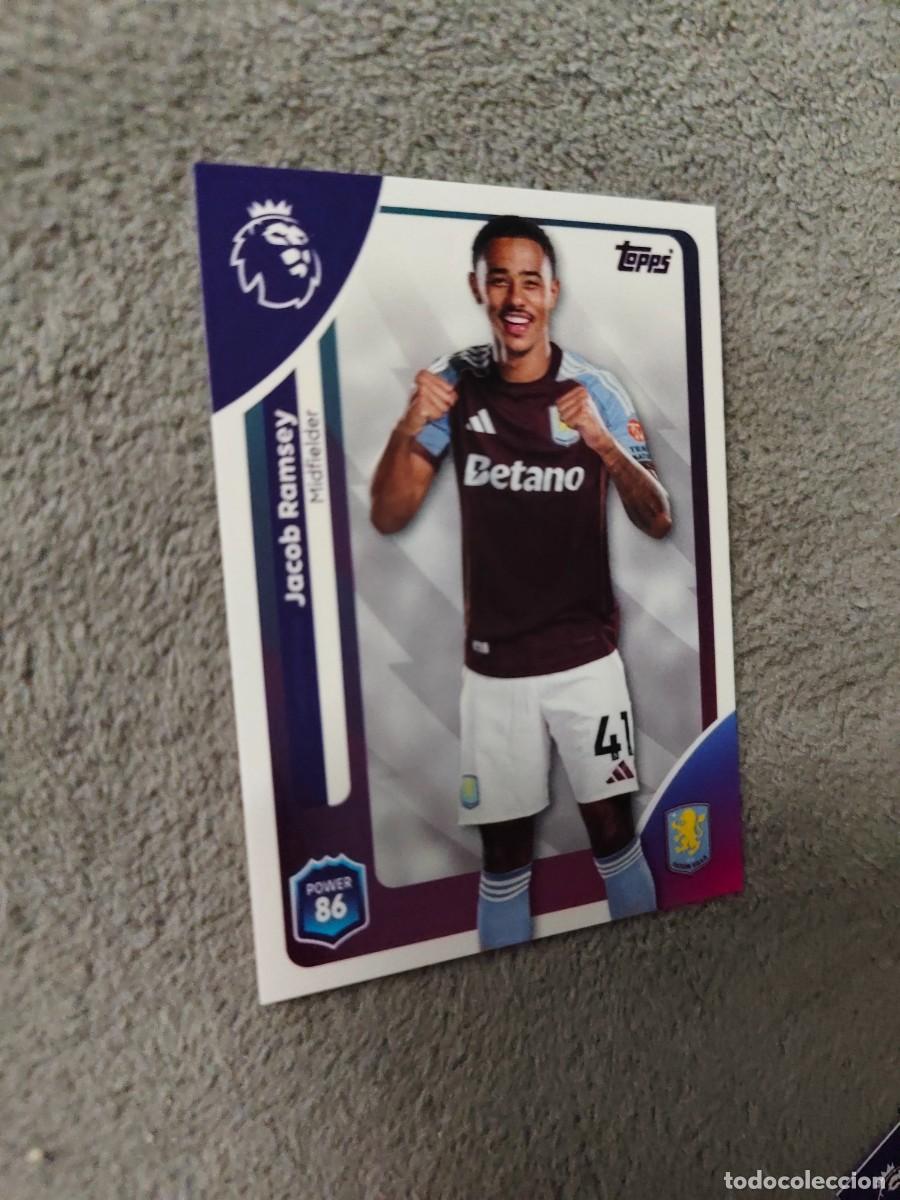 Cromos de f&uacute;tbol: 29 PREMIER LEAGUE 2025 26 JACOB RAMSEY ASTON VILLA TOPPS 25 2026 TRADING CARDS AAL