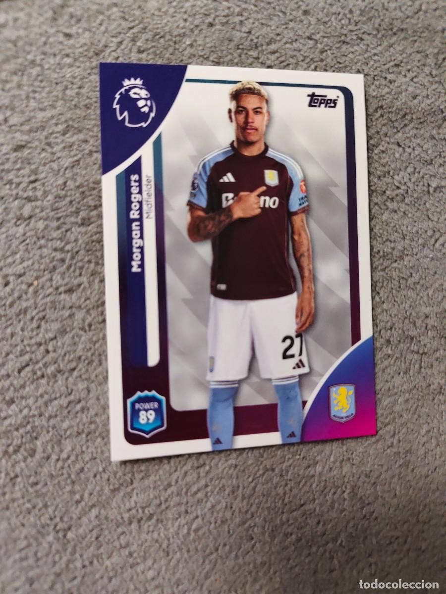 Cromos de f&uacute;tbol: 30 PREMIER LEAGUE 2025 26 MORGAN ROGERS ASTON VILLA TOPPS 25 2026 TRADING CARDS AAL