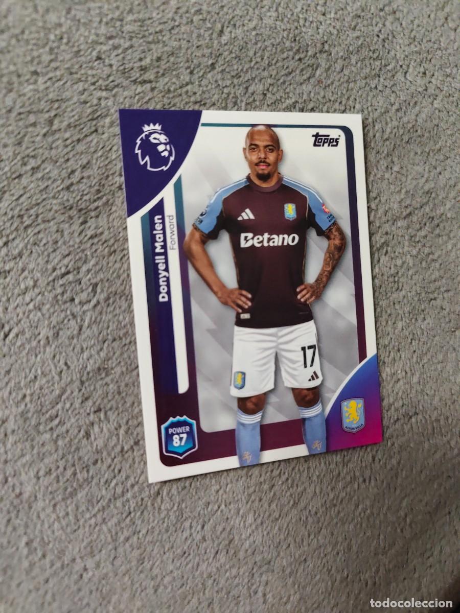 Cromos de f&uacute;tbol: 32 PREMIER LEAGUE 2025 26 DONYELL MALEN ASTON VILLA TOPPS 25 2026 TRADING CARDS AAL