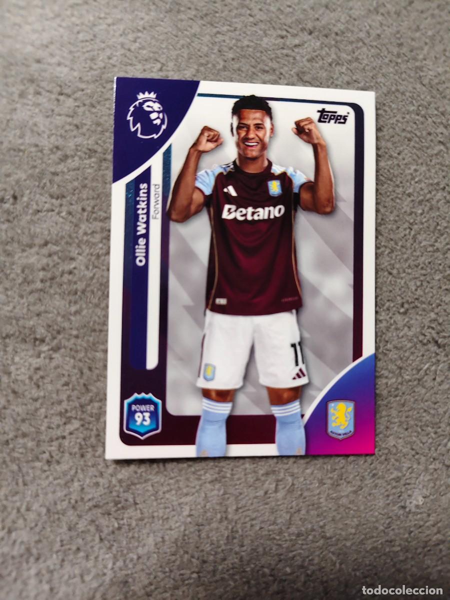 Cromos de f&uacute;tbol: 33 PREMIER LEAGUE 2025 26 OLLIE WATKINS ASTON VILLA TOPPS 25 2026 TRADING CARDS AAL