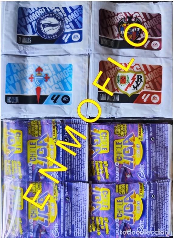 Cromos de f&uacute;tbol: Panini Ediciones Este Chicles liga 26/27 2026/2027 colecci&oacute;n COMPLETA