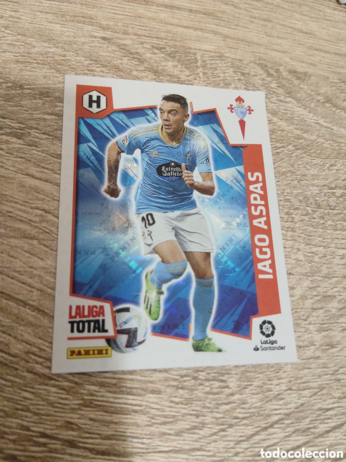 Cromos de f&uacute;tbol: Panini la liga total 2022 2023 22 23 452 Iago Aspas Celta de Vigo H&eacute;roes