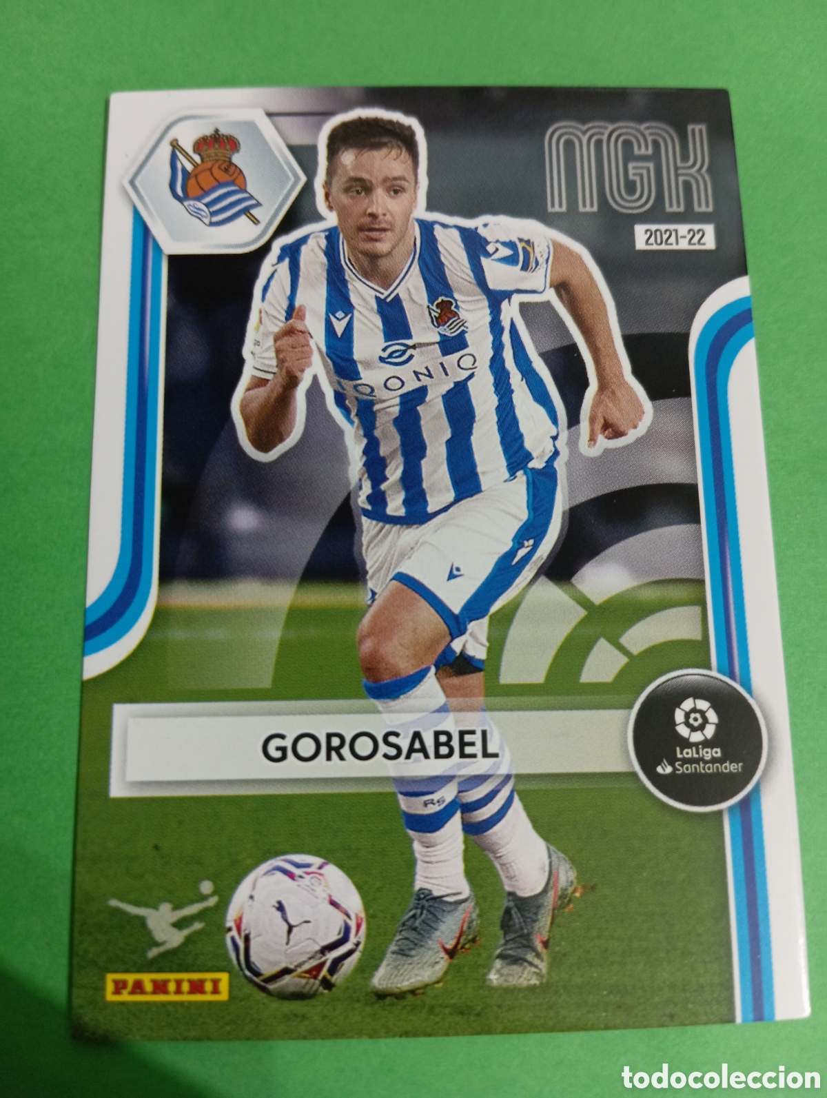 Cromos de f&uacute;tbol: Gorosabel Real Sociedad n&deg;292 / PANINI MEGACRACKS 2021/2022
